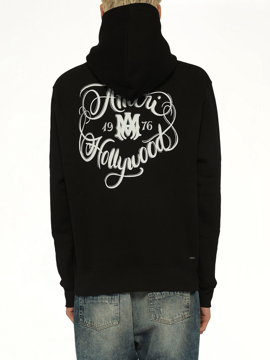 Amiri Hollywood Hoodie in Black