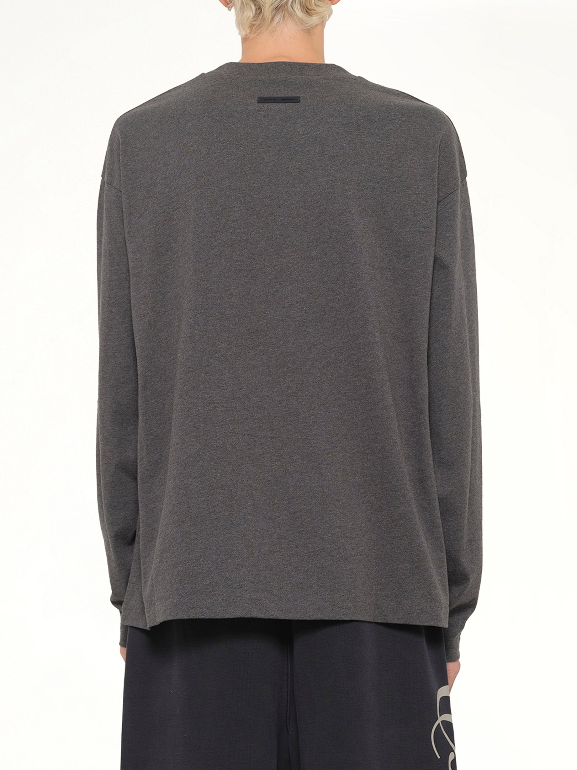 Classic Long Sleeve T-Shirt in Charcoal Heather