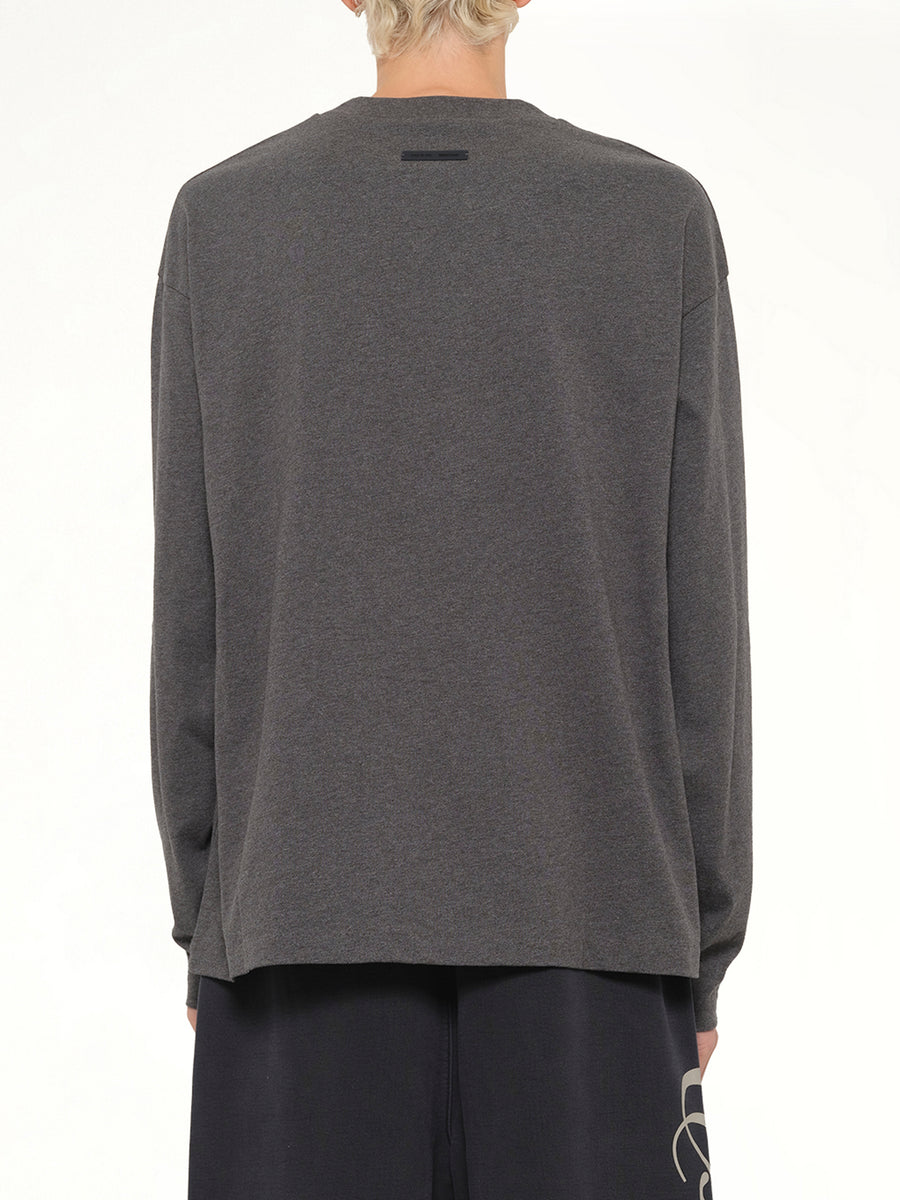 Classic Long Sleeve T-Shirt in Charcoal Heather