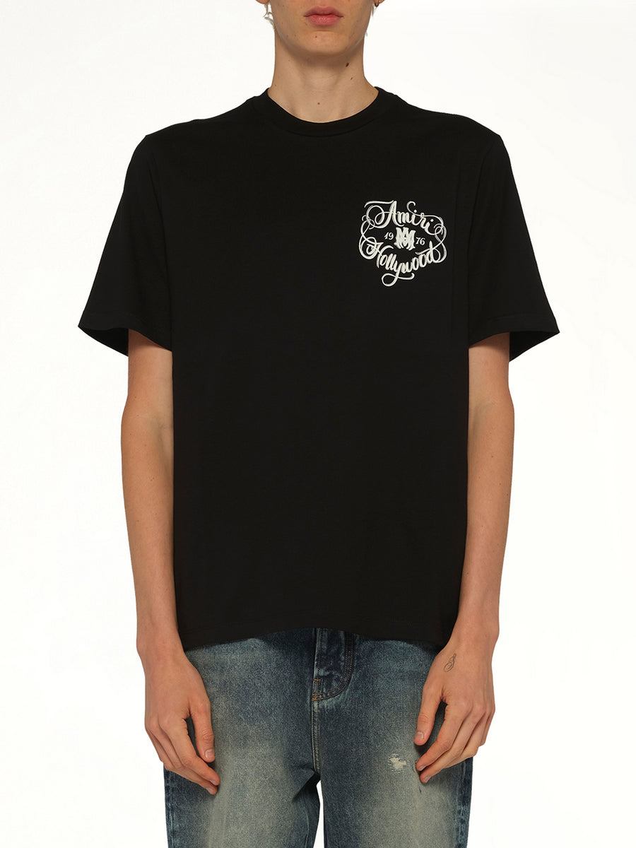 Amiri Hollywood T-Shirt in Black
