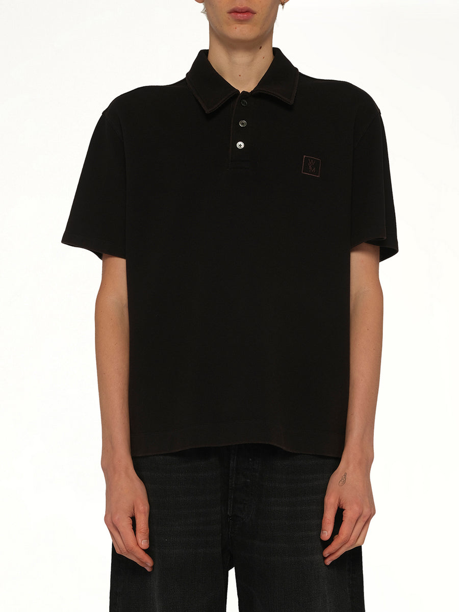 Mud Paint Polo in Black