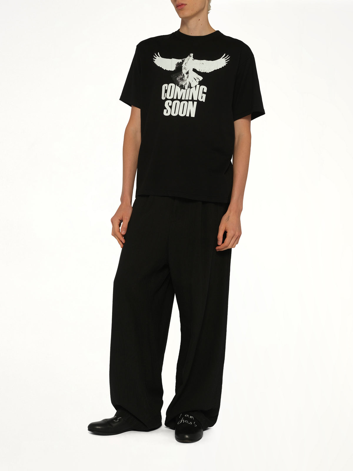 ダブ Tシャツ ブラック