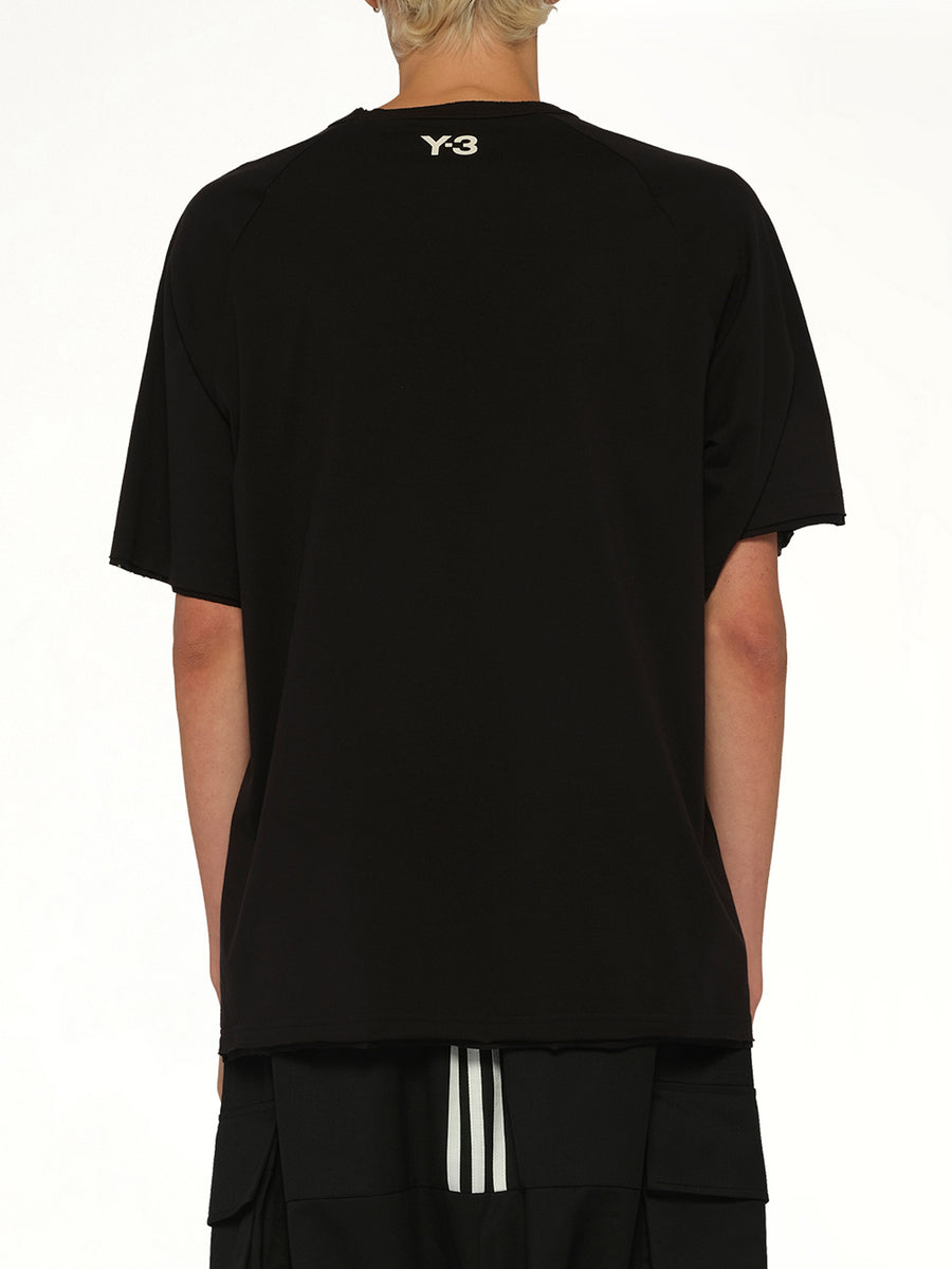 Reconstructed 3S T-Shirt in Black