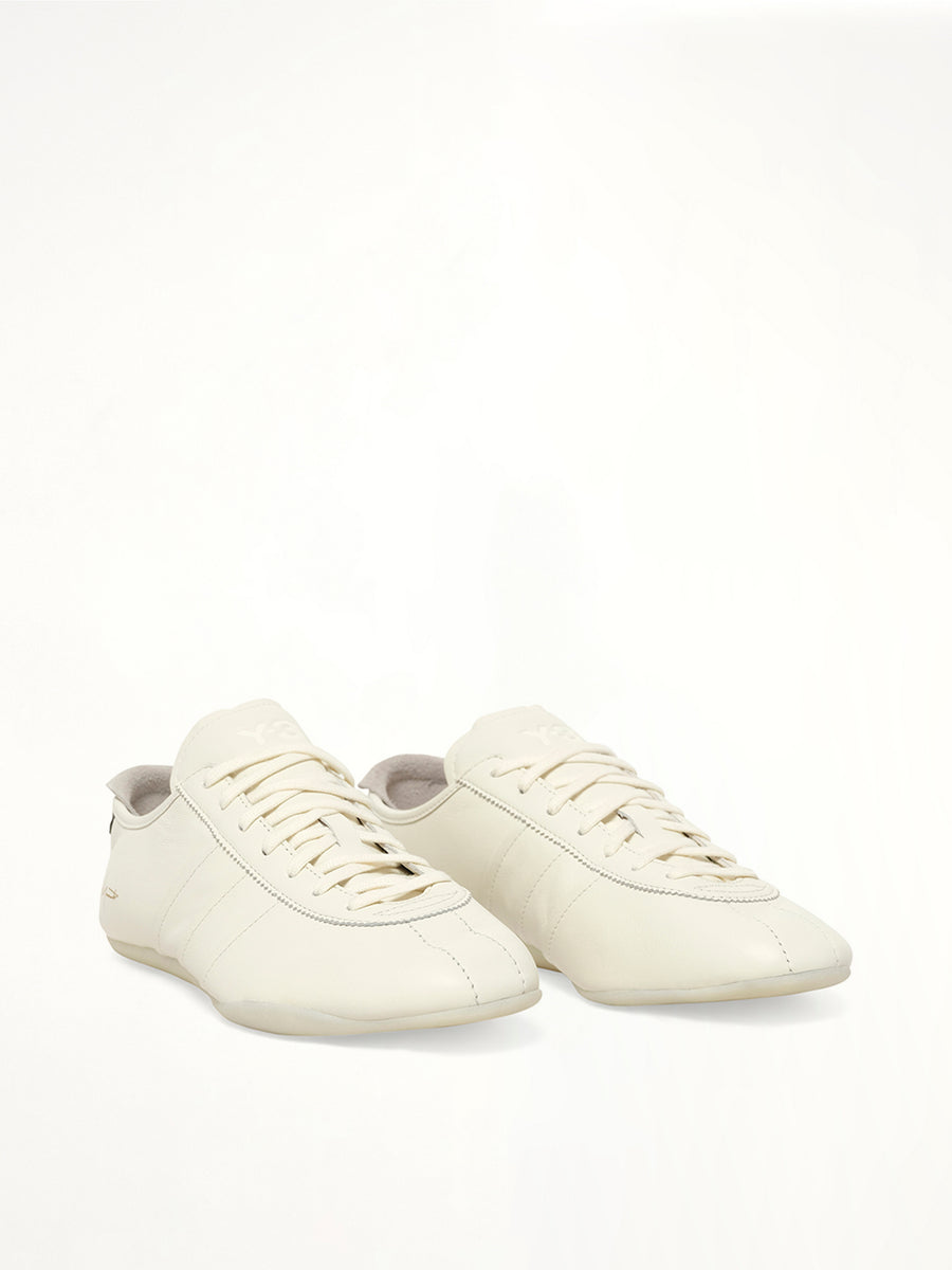 Y-3 Tokyo Sneaker in Off White/Black Front View | Y-3