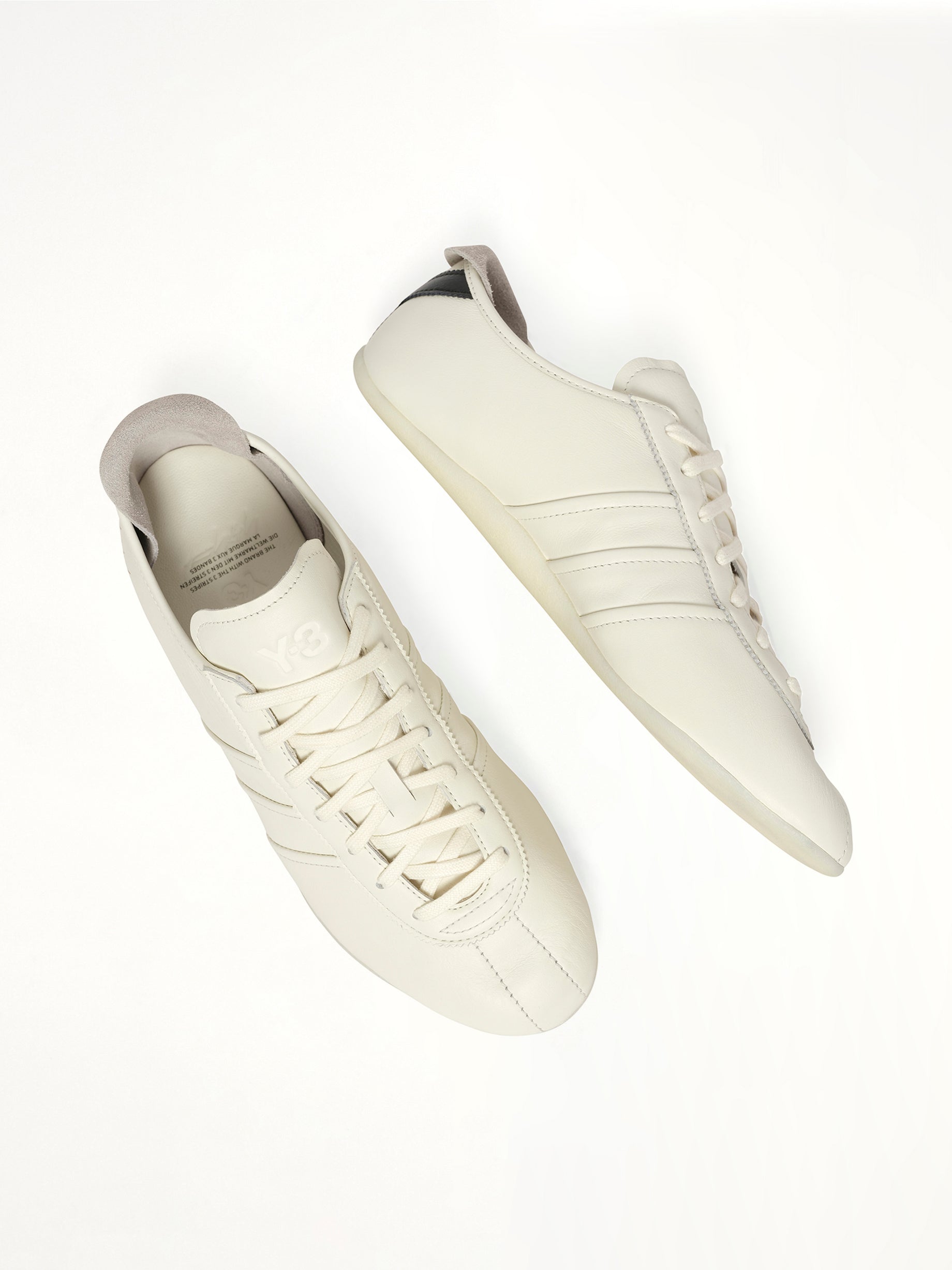 Y-3 Tokyo Sneaker in Off White/Black Top View | Y-3