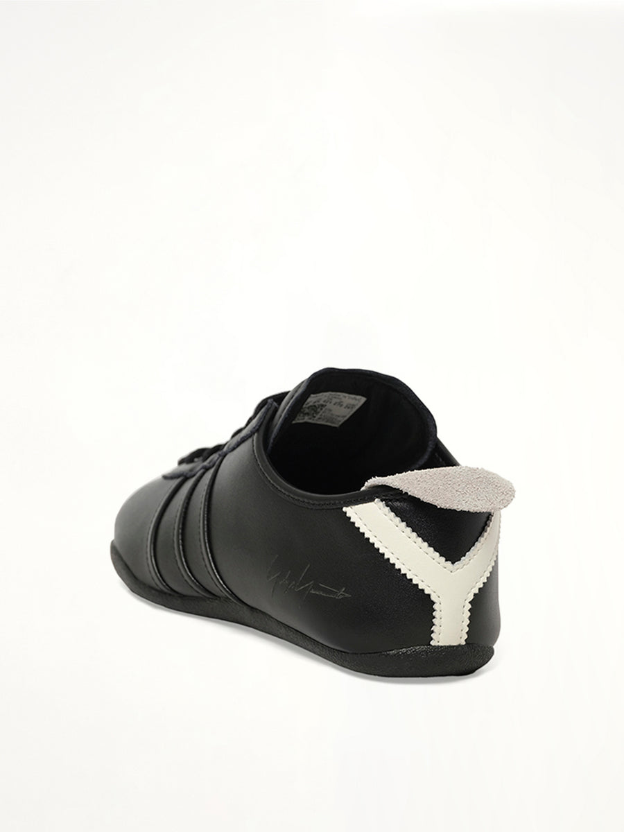 Y-3 Tokyo Sneaker in Black/Off White Back View | Y-3