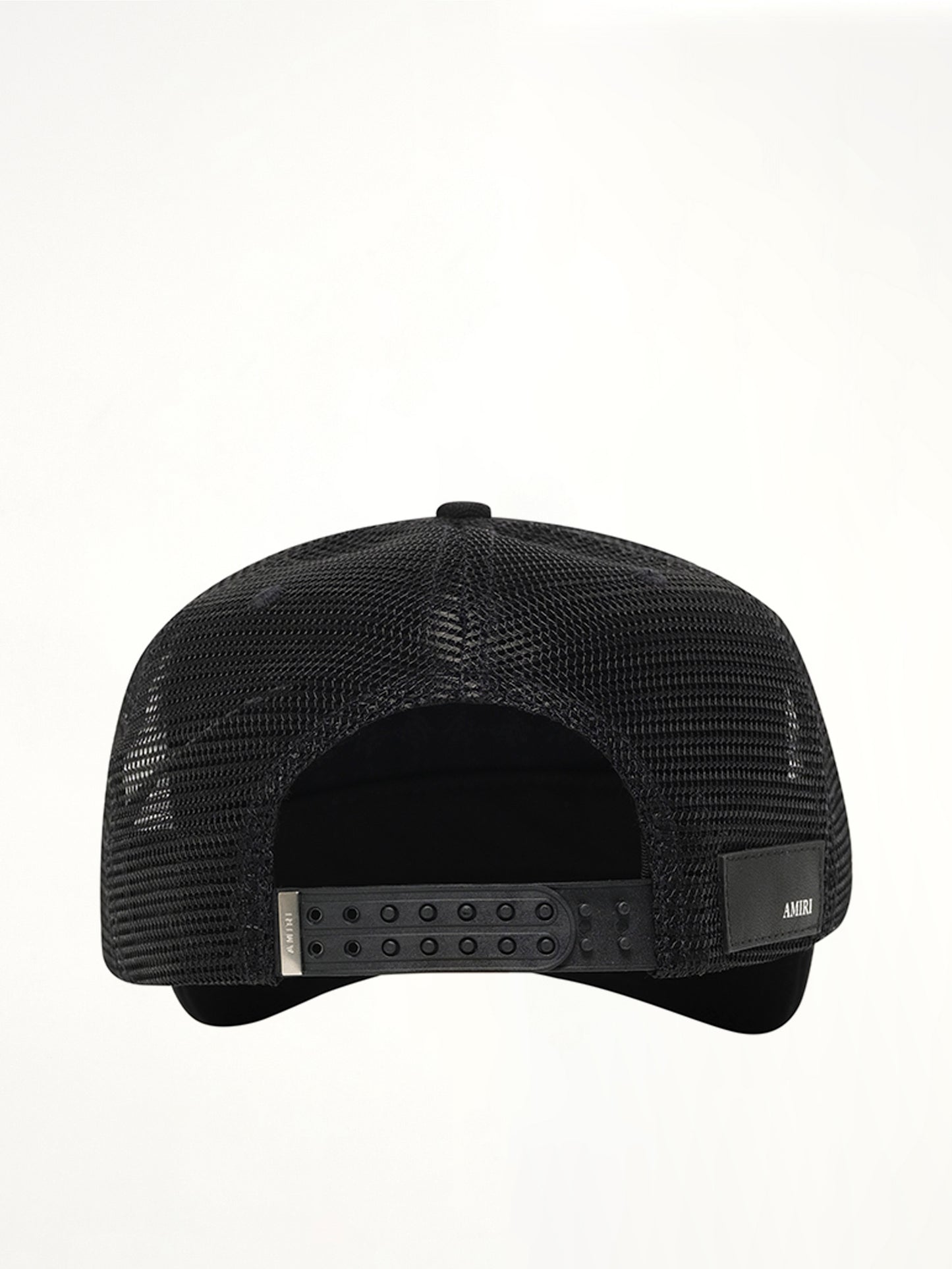 3 Star Metallic Trucker Hat in Black/Silver
