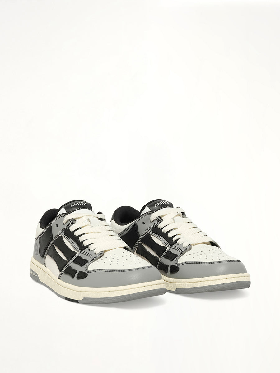 Varsity Skel Top Low in Black Front View | AMIRI