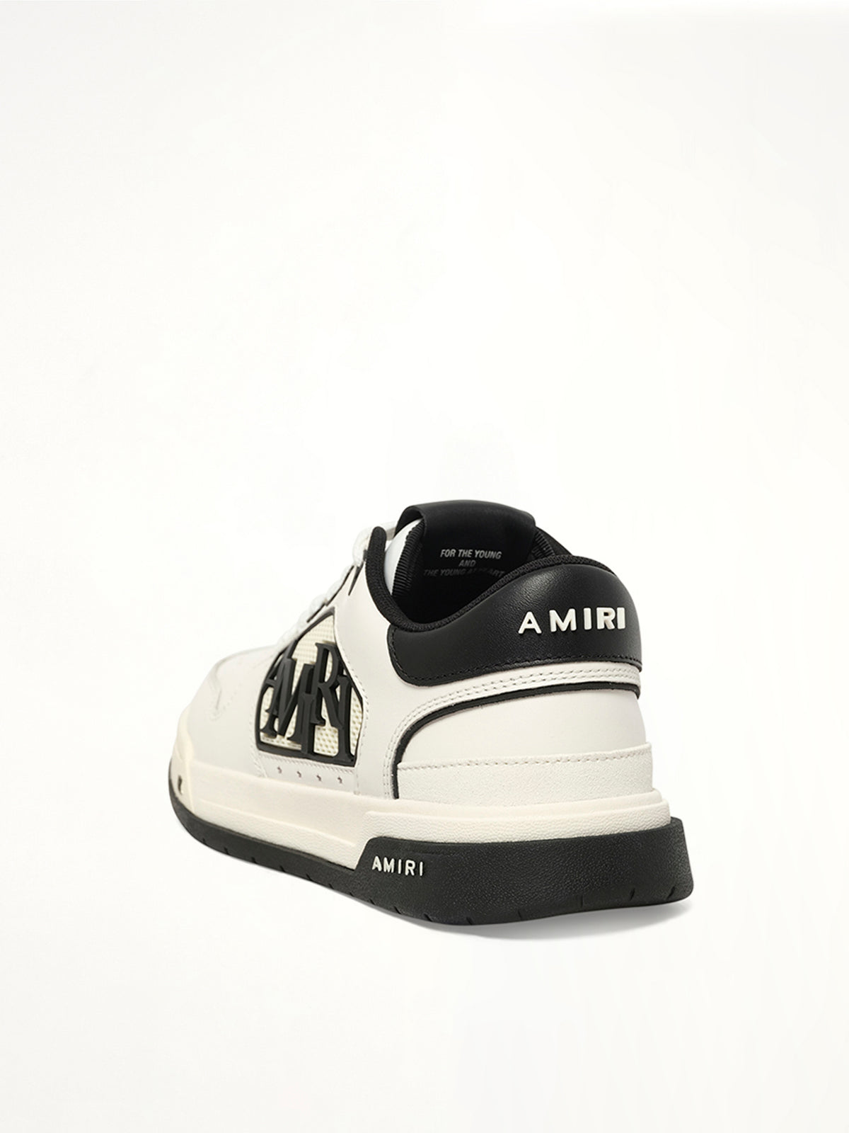 Classic Low in White Back View | AMIRI