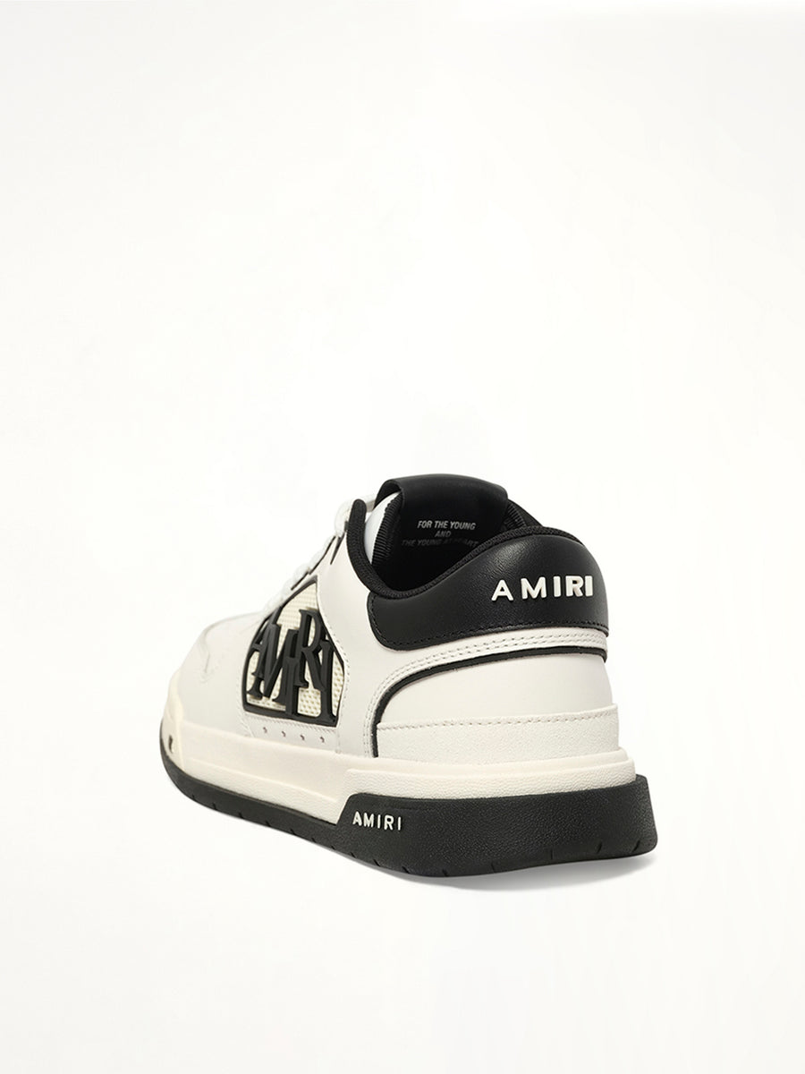Classic Low in White Back View | AMIRI