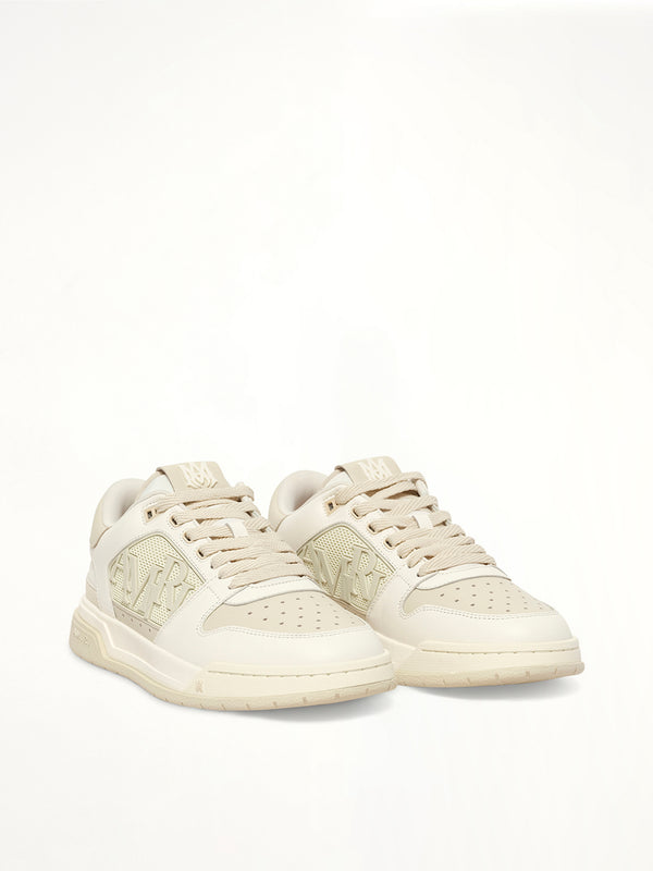 Classic Low in White/Alabaster Front View | AMIRI