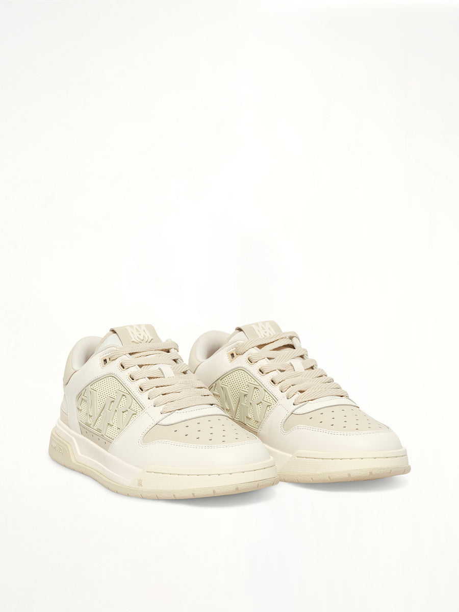 Classic Low in White/Alabaster Front View | AMIRI