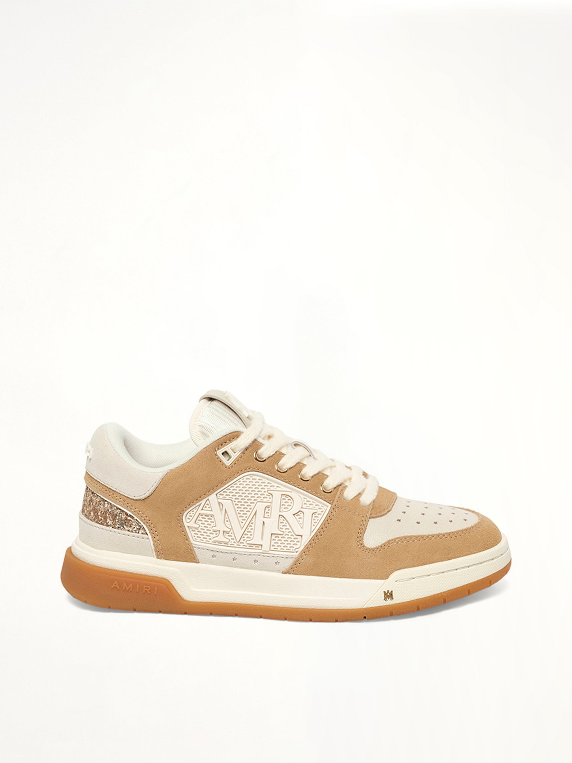 Glitter Classic Low in Dark Ginger Side View | AMIRI