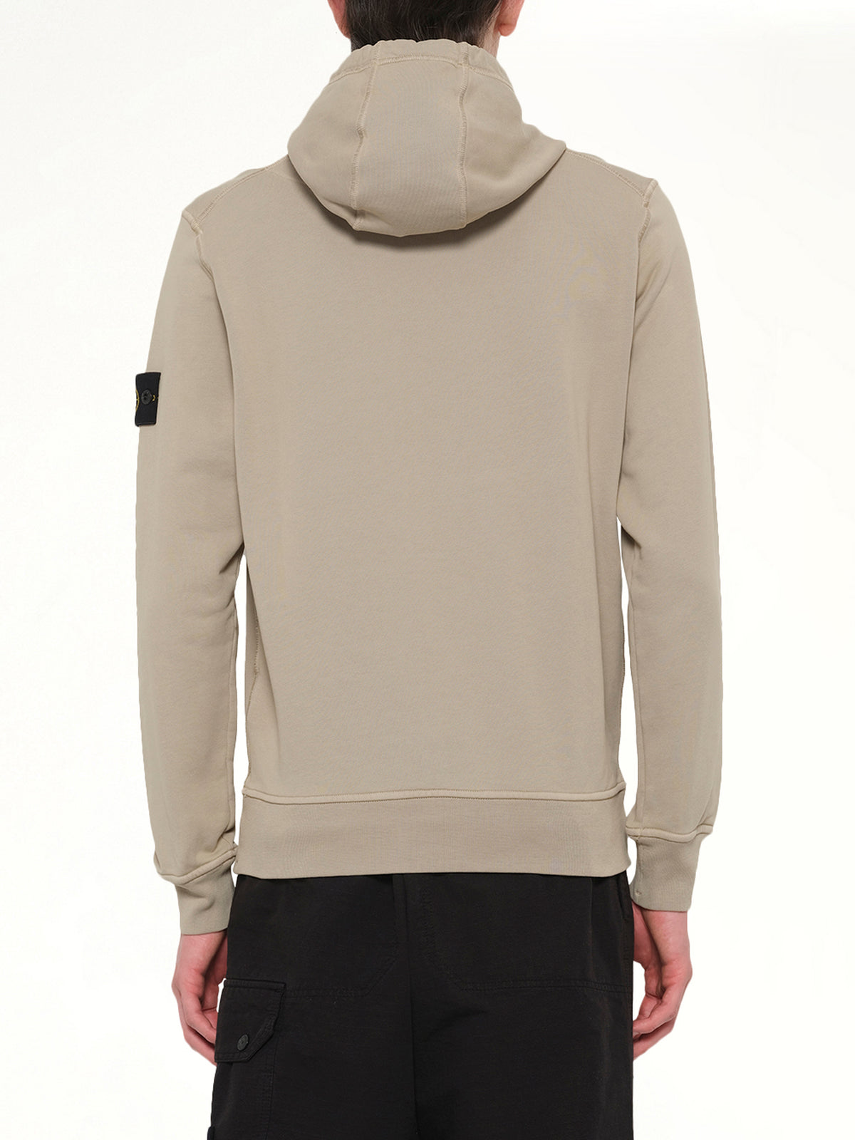 610006 Cotton Fleece Hoodie in Desert