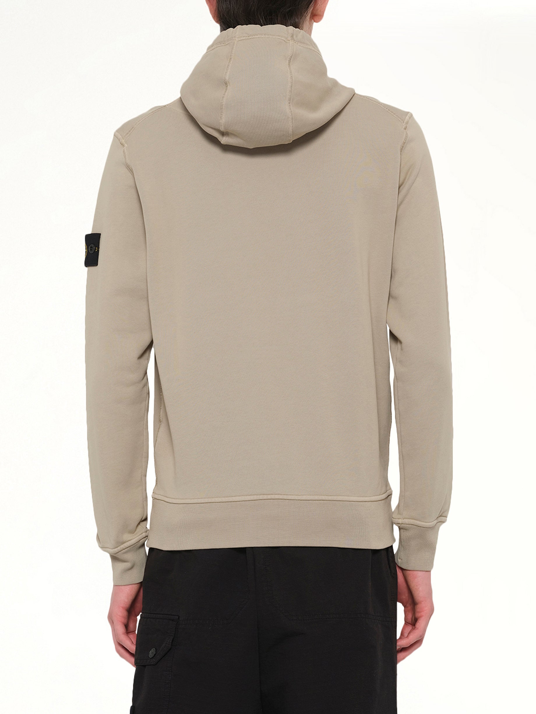 610006 Cotton Fleece Hoodie in Desert