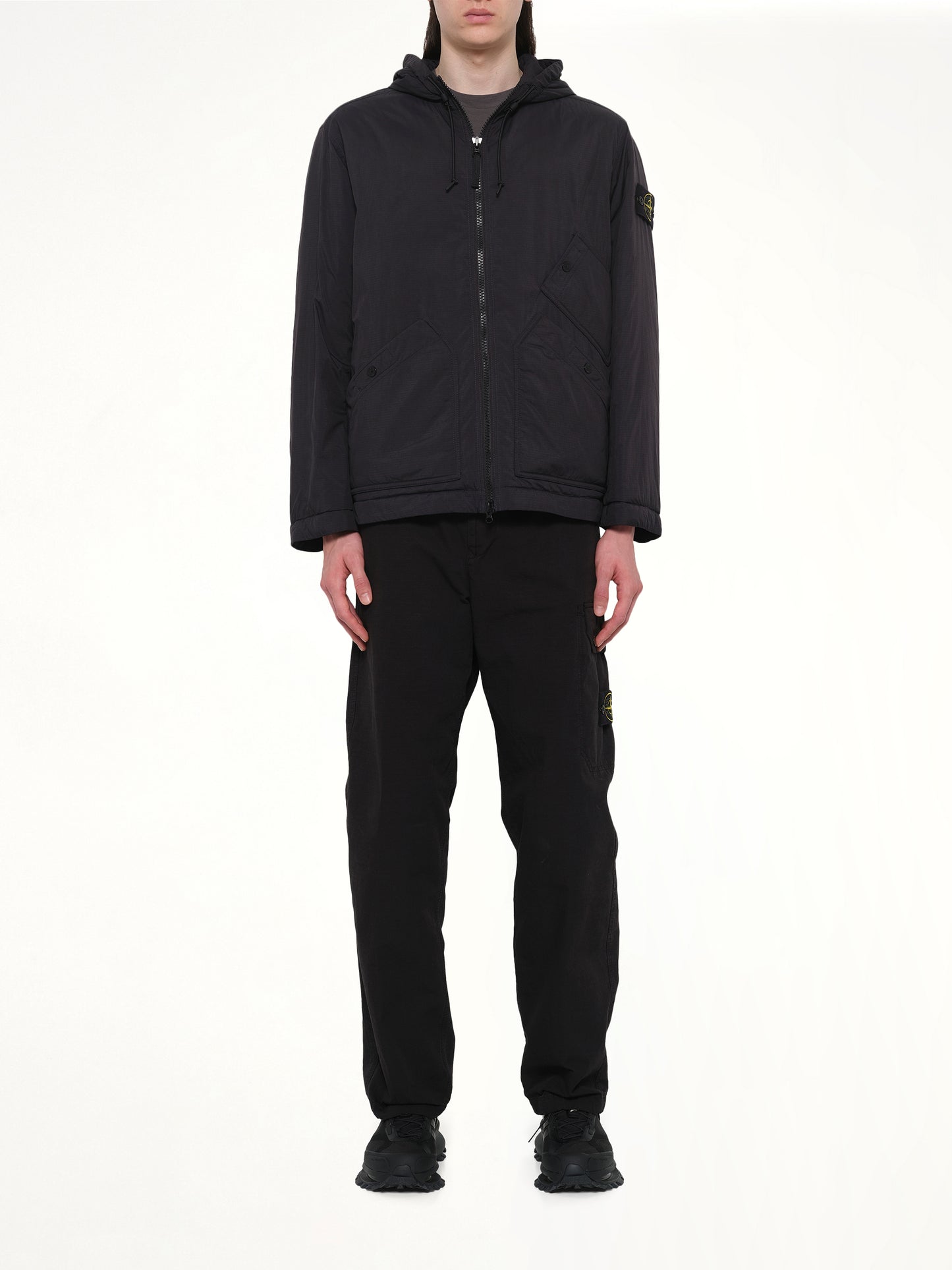 4100018 Ripstop Short Parka in Black