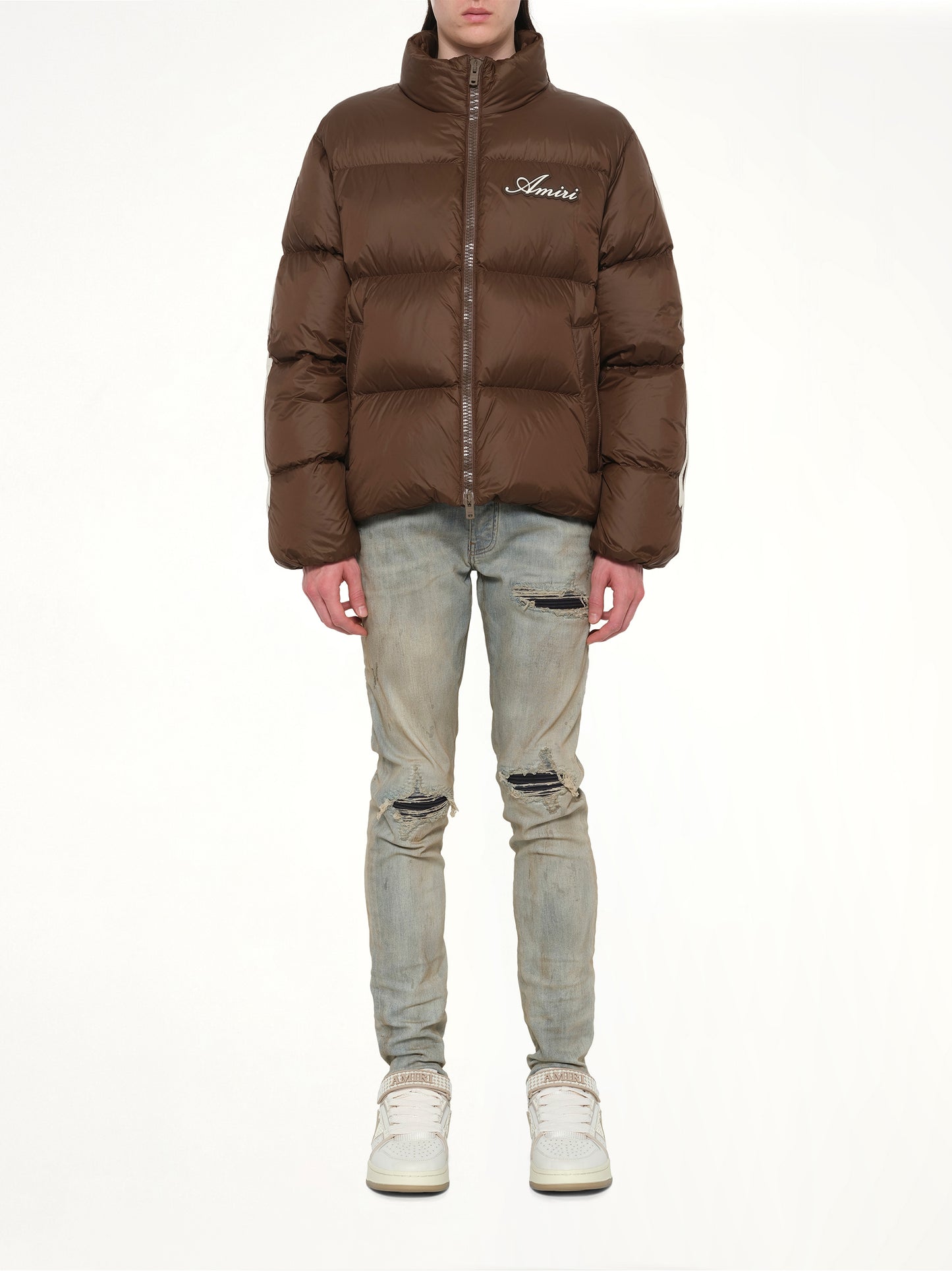 Bones Down Jacket in Dark Brown