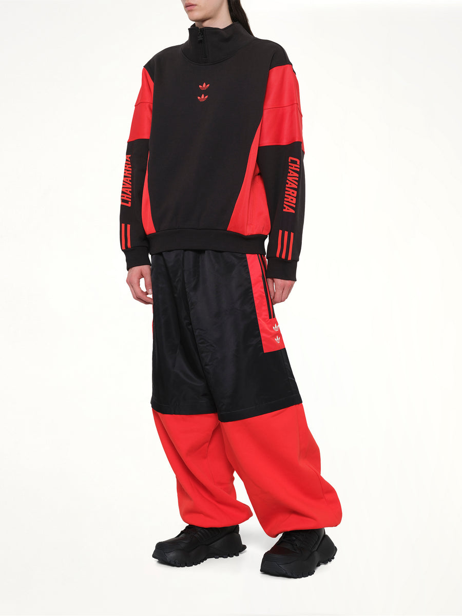 Adidas X Chavarria Gomez Zip Off Pant in Black/Red