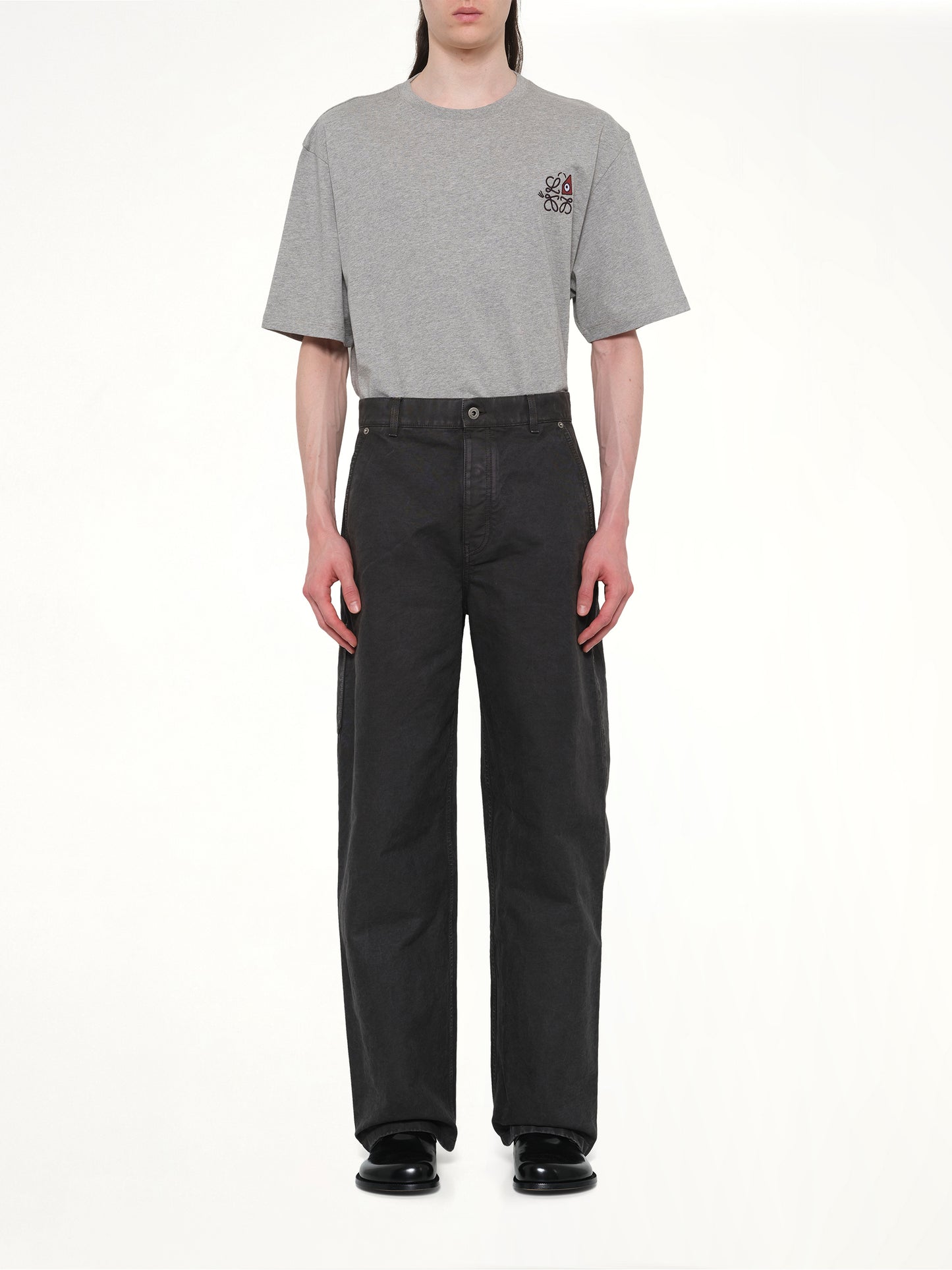 Cotton Trouser in Anthracite
