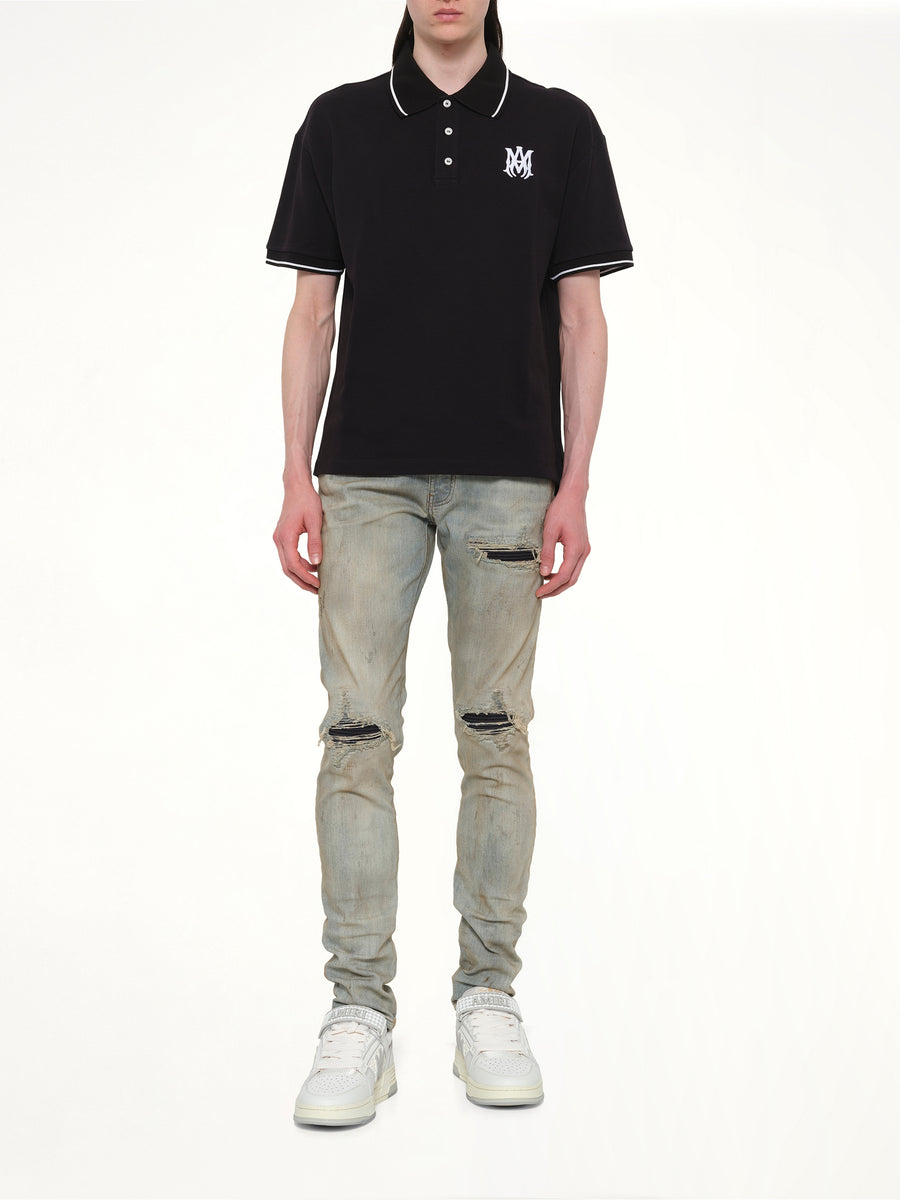 MA Core Logo Polo in Black