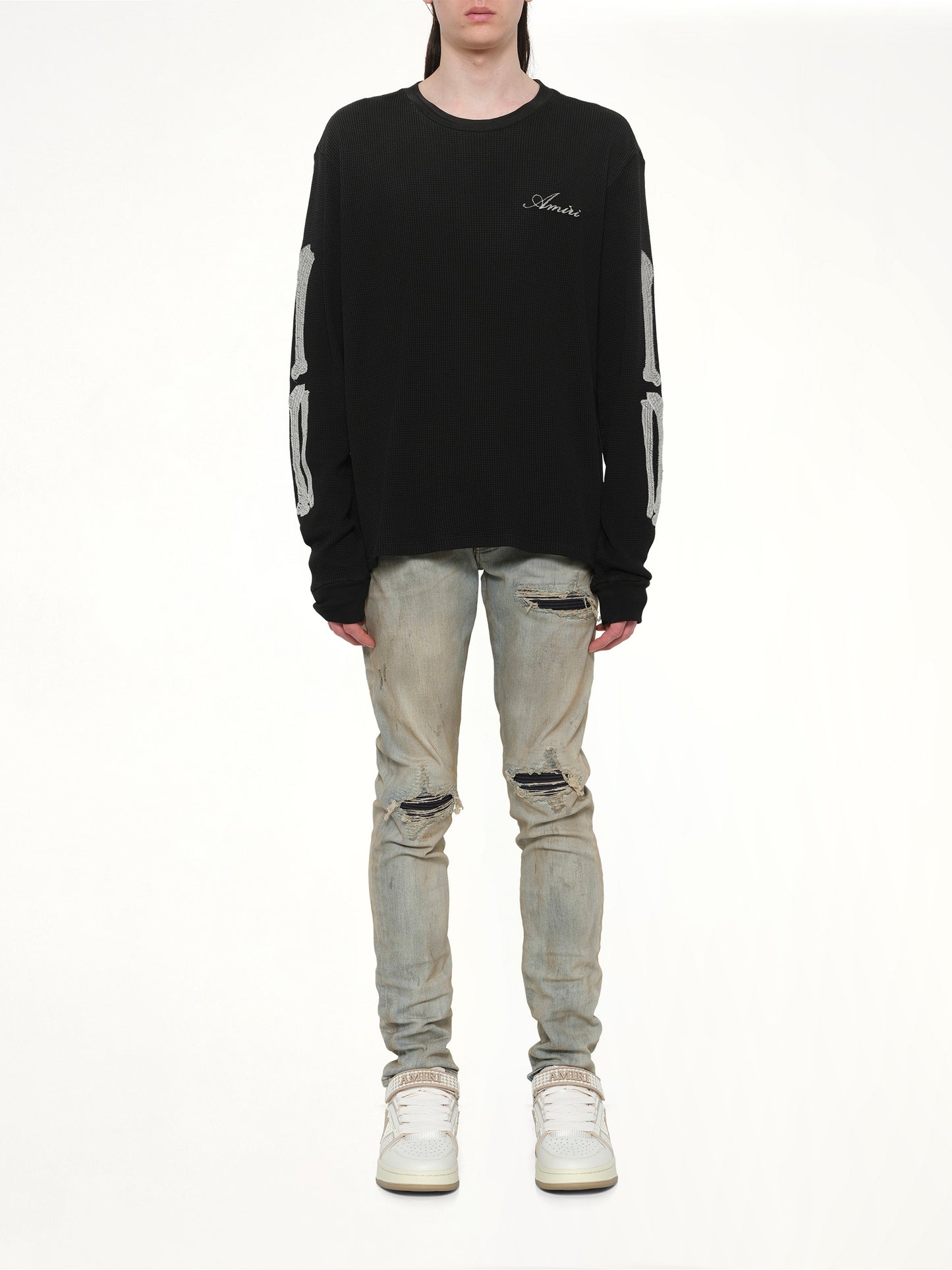 Bones LS T-Shirt in Black