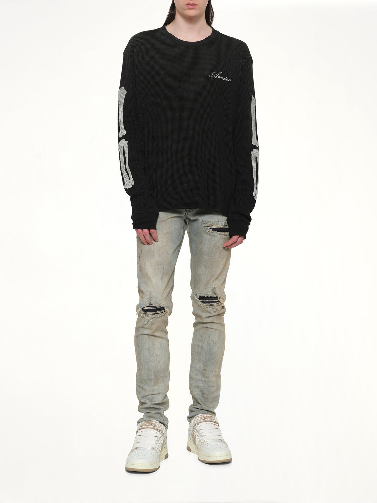 블랙 본즈 LS 티셔츠