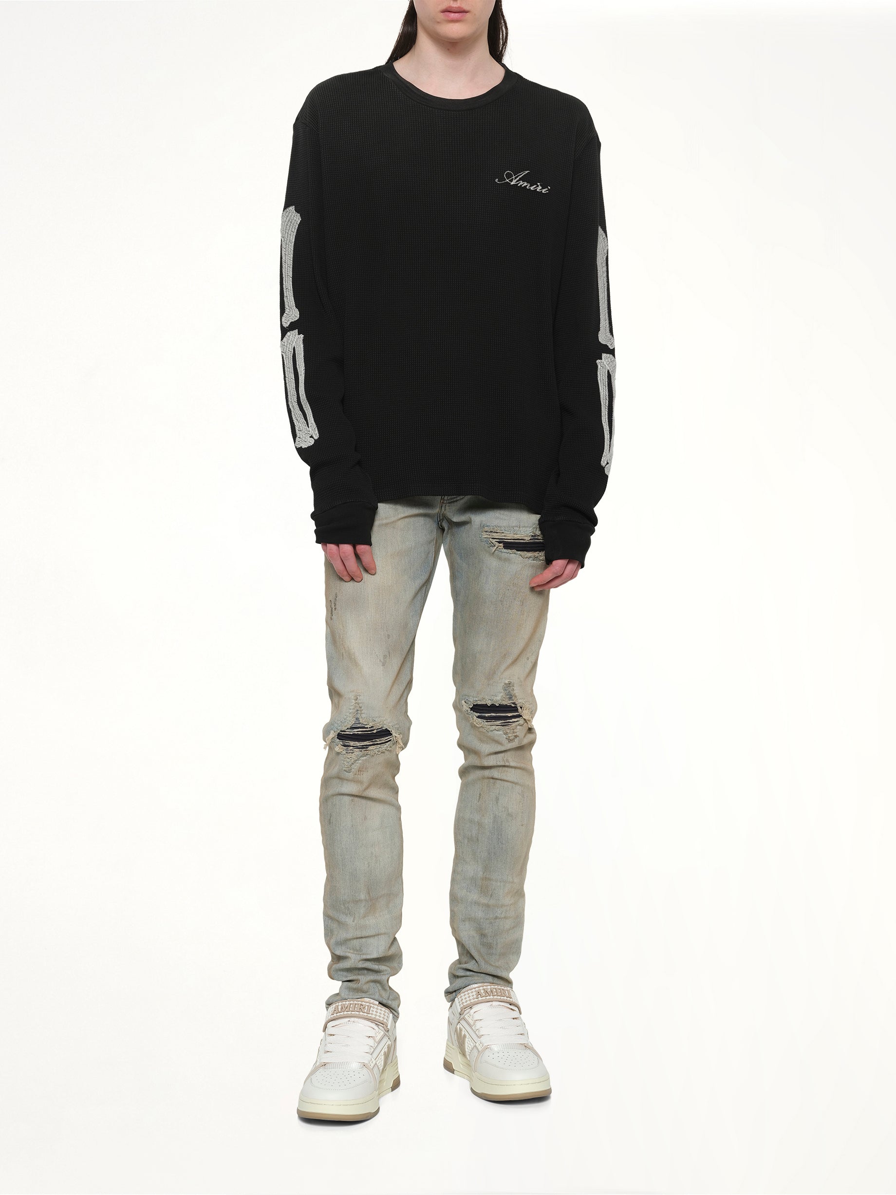 블랙 본즈 LS 티셔츠