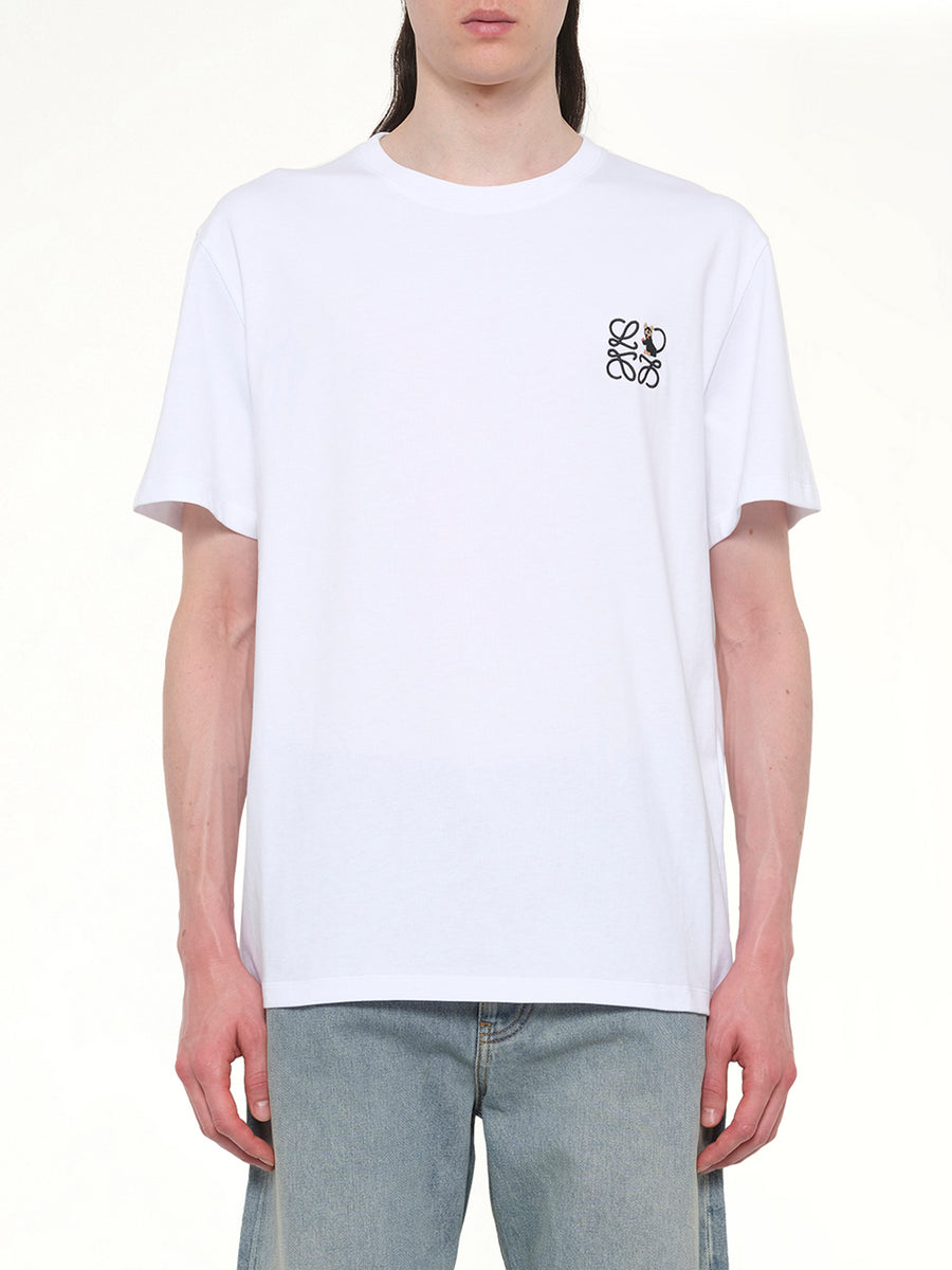 Anagram Cat T-Shirt in White