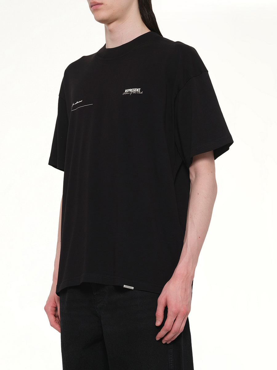 Patron of the Club T-Shirt in Black