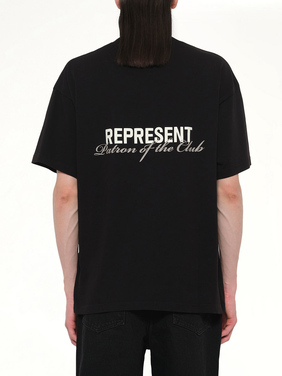 Patron of the Club T-Shirt in Black