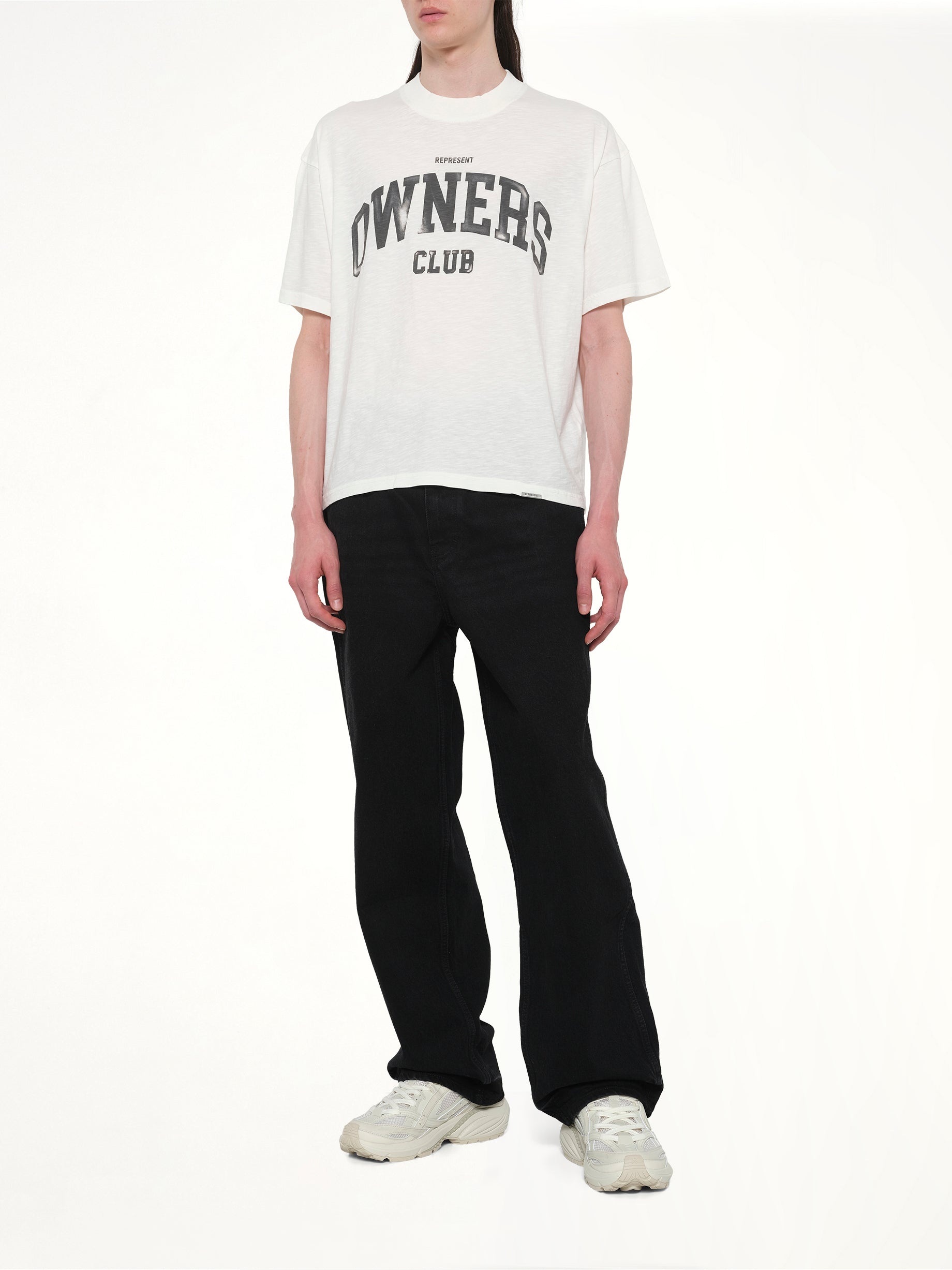 Represent Owners Club T-Shirt in Flat White