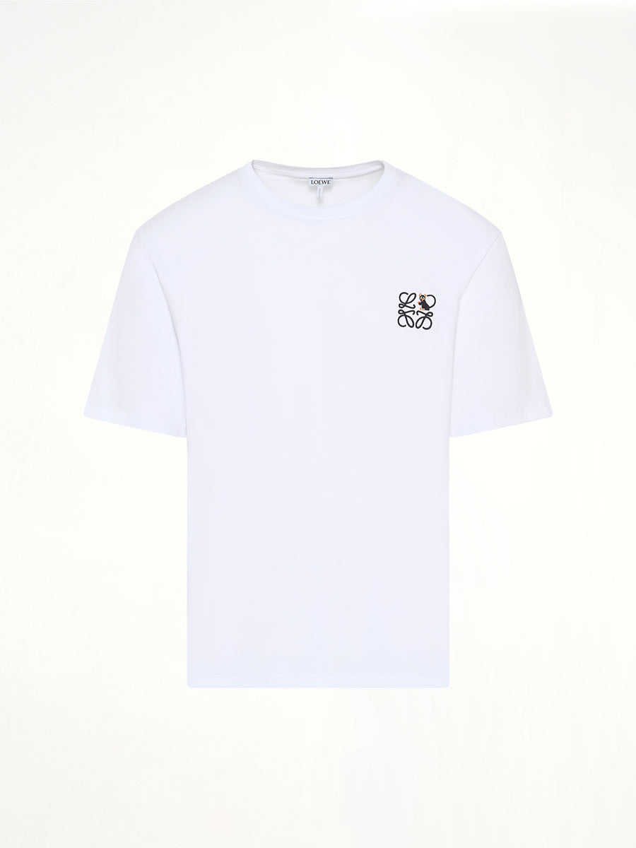 Anagram Cat T-Shirt in White