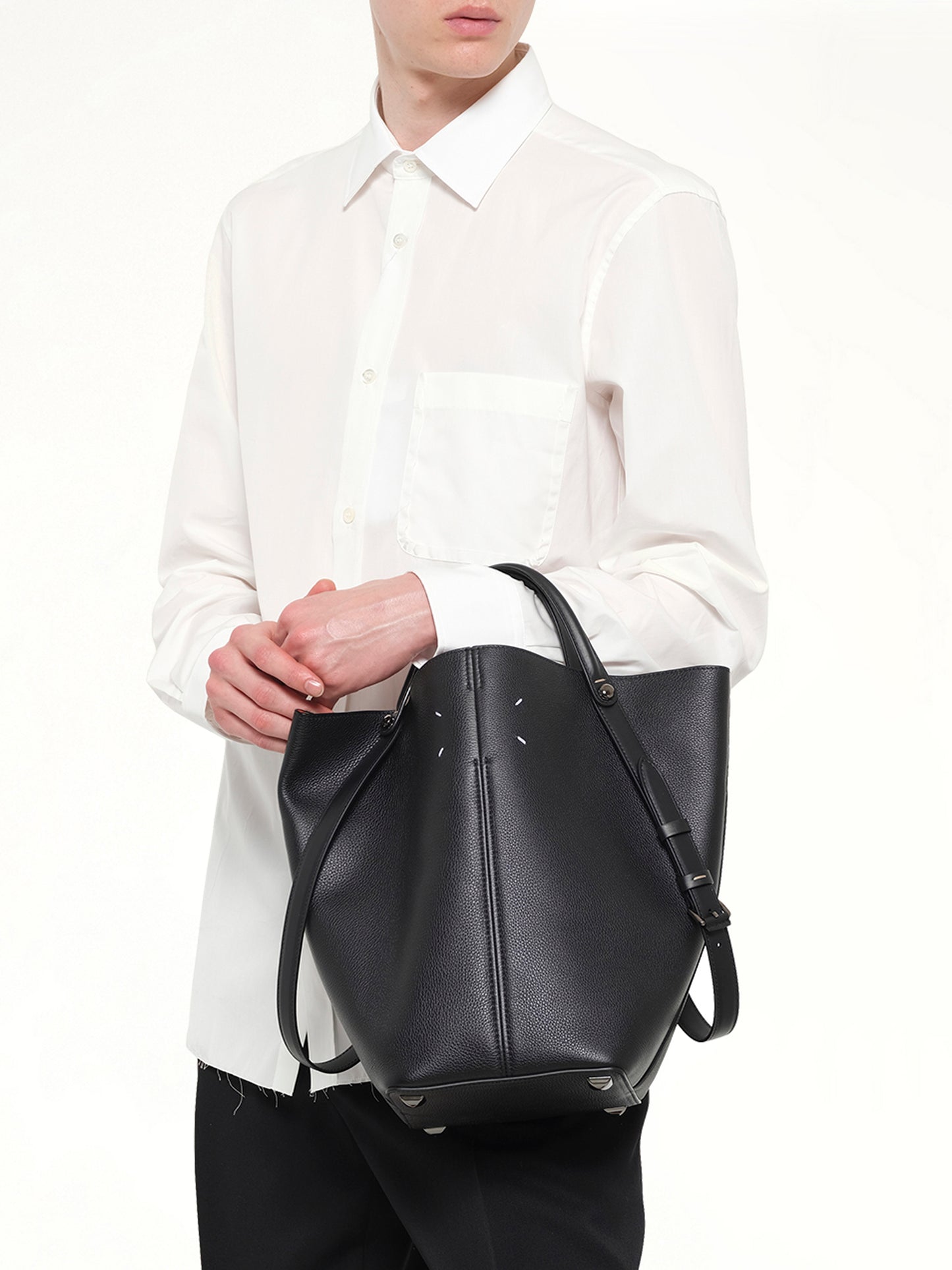 Dress-Age Medium Bag in Black/Orange