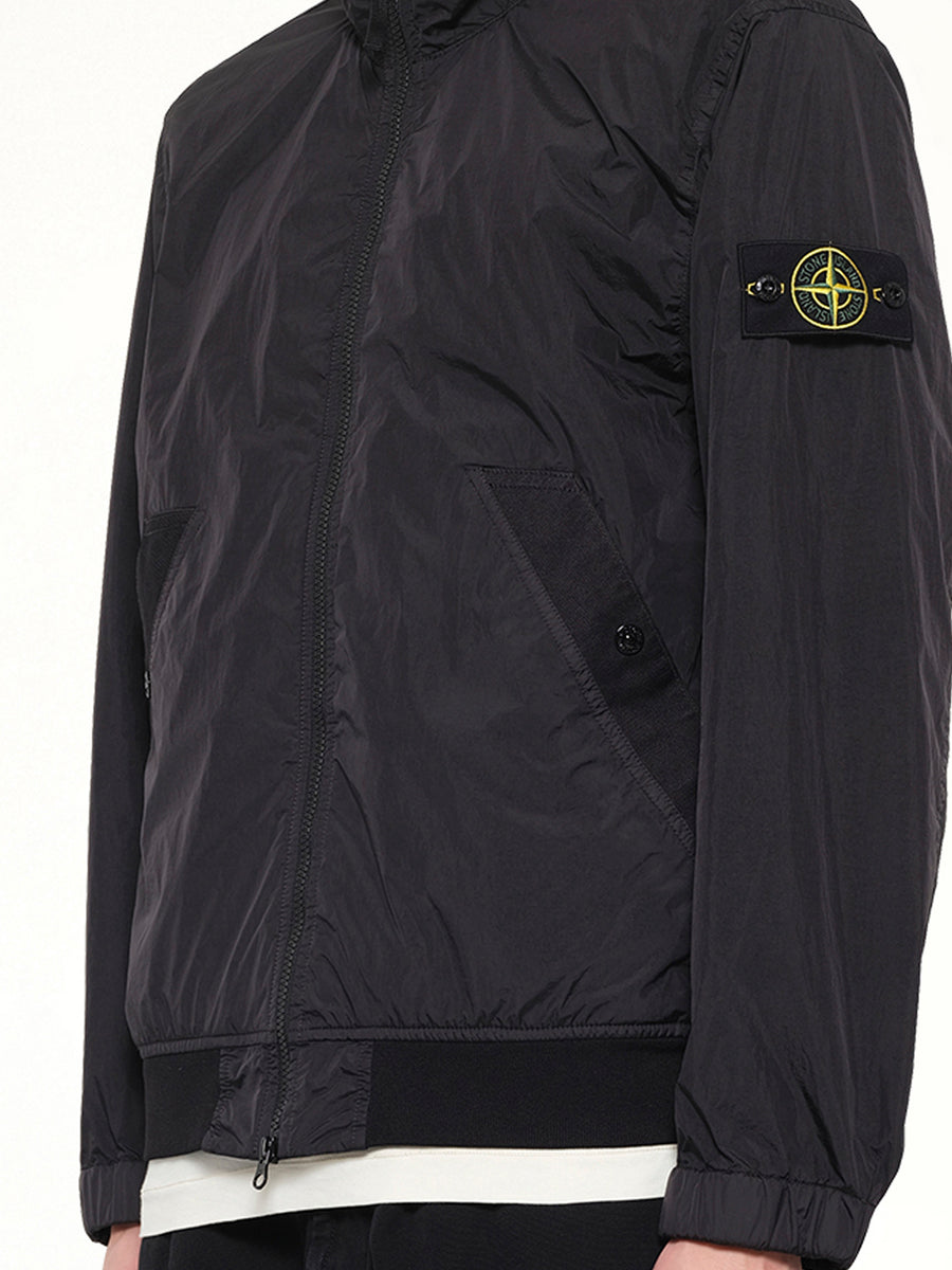 4100002 Crinkle Reps Jacket in Black