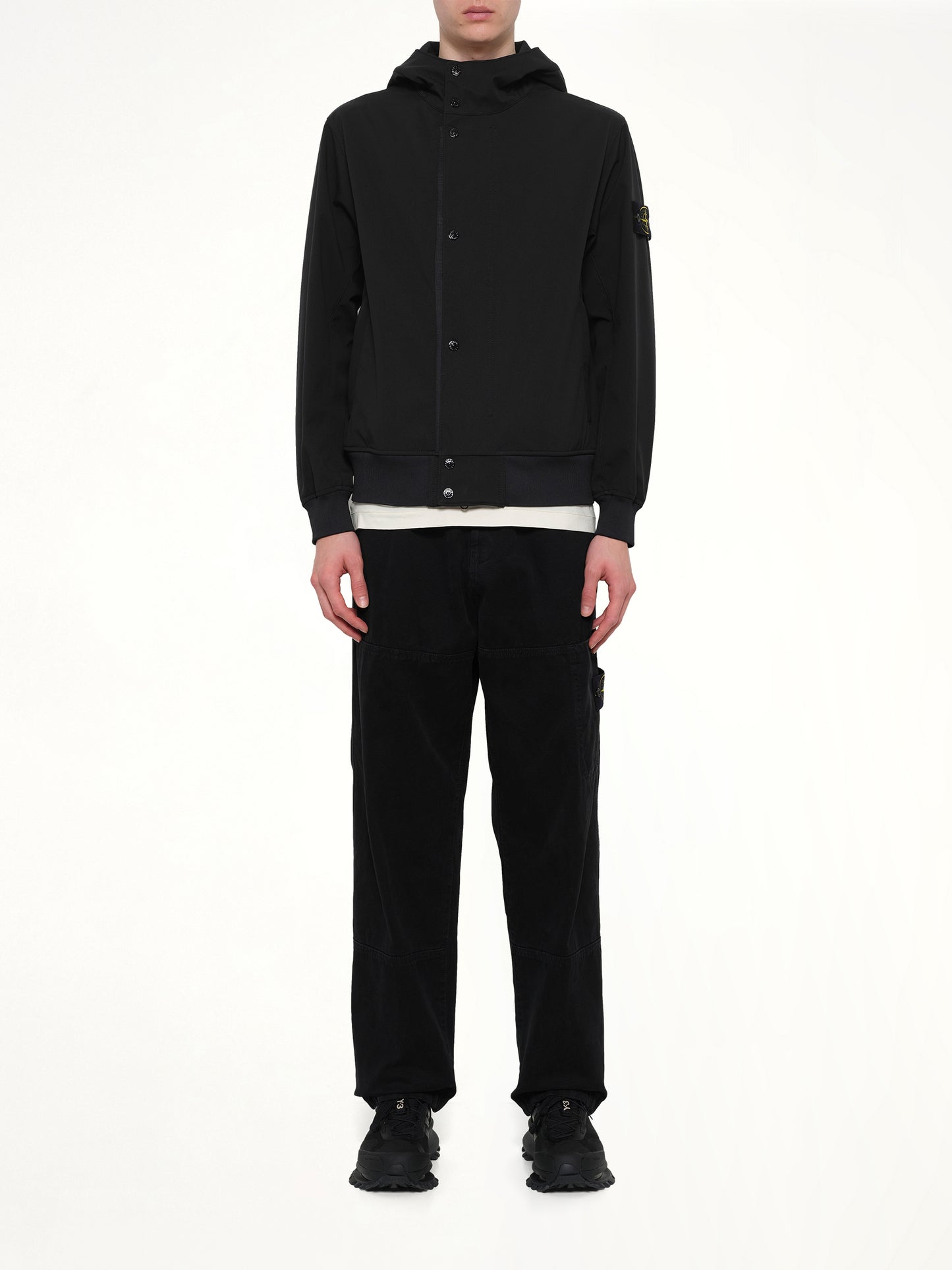 4100118 Short Parka in Black