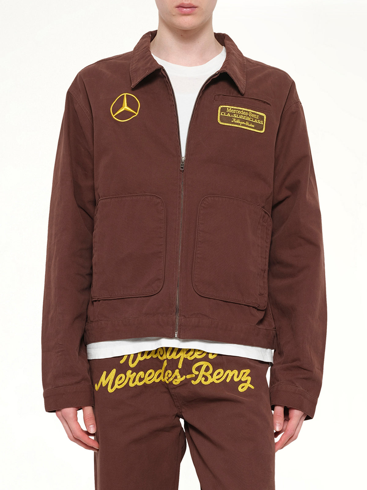 Kidsuper X Mercedes Benz 棕色工装夹克
