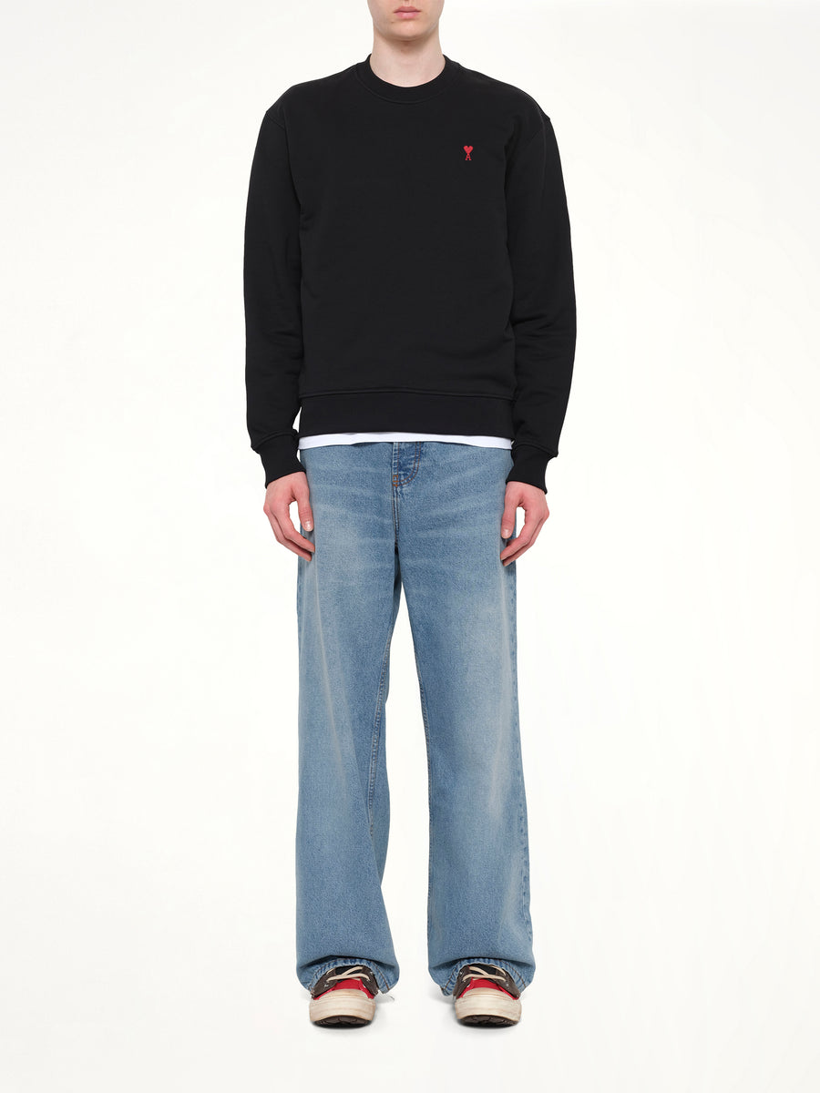 Ami De Coeur Sweatshirt in Black/Red
