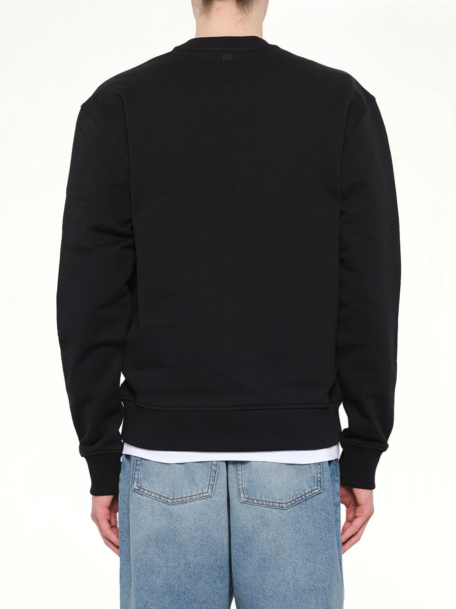 Ami De Coeur Sweatshirt in Black/Red