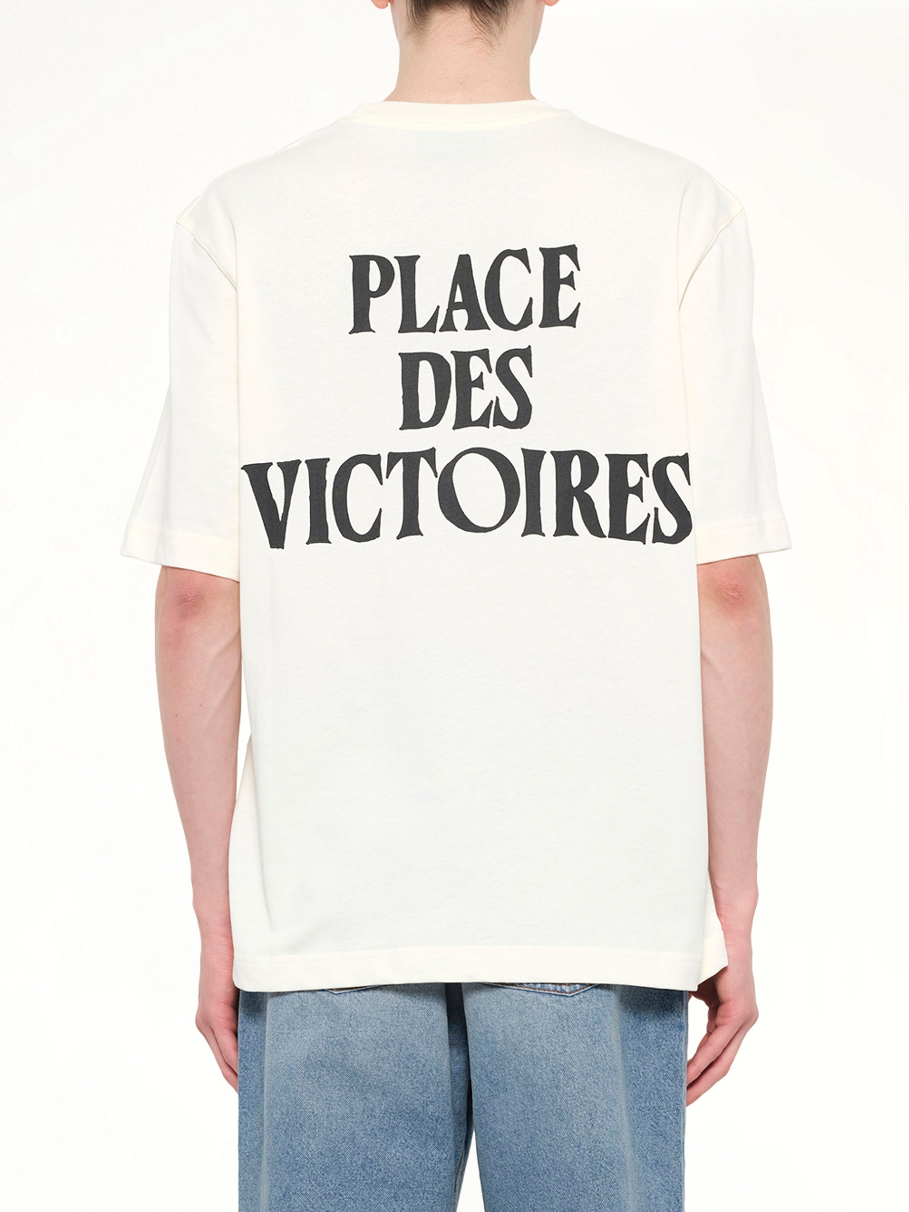 Boxy Fit ADC T-Shirt in Cream