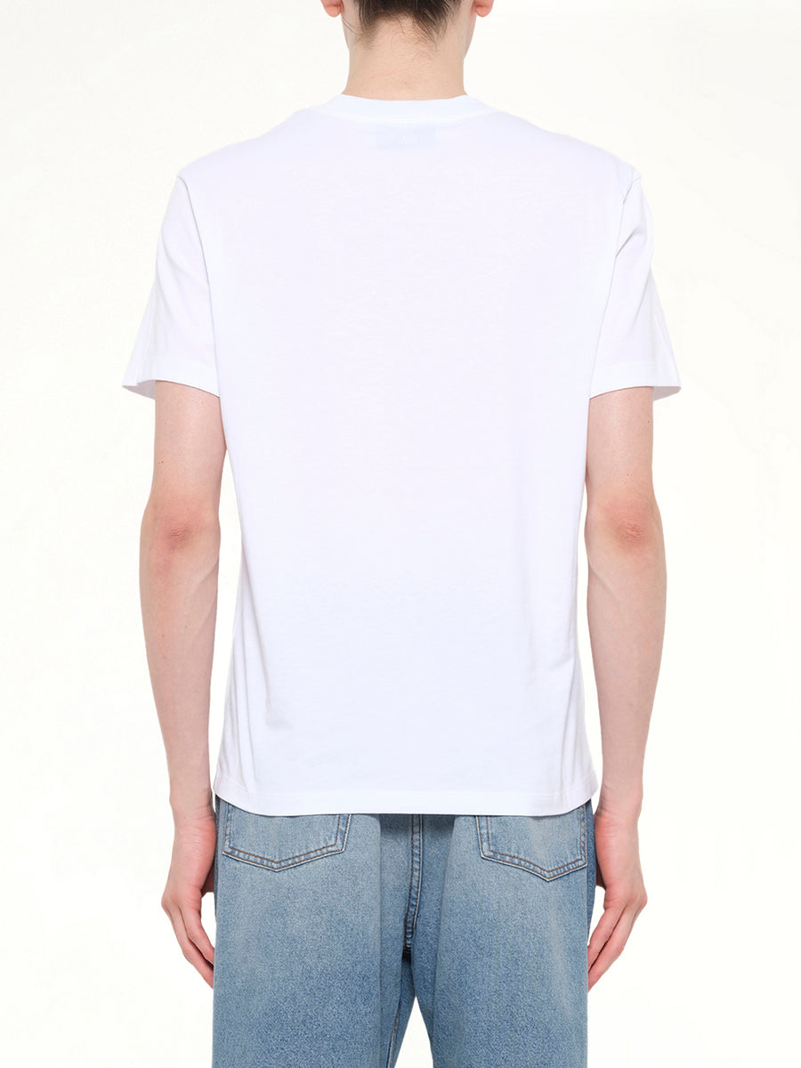 Contrasted Ami De Coeur T-Shirt in White
