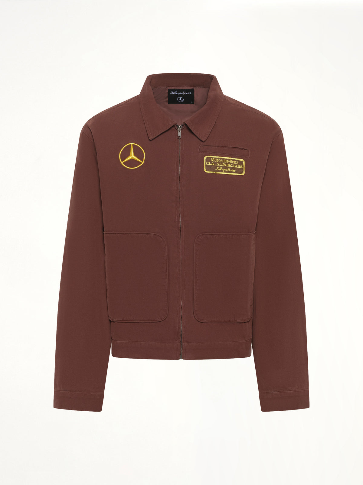 Kidsuper X Mercedes Benz 棕色工装夹克