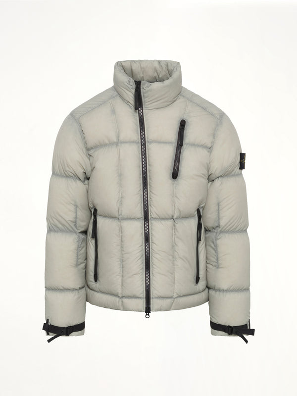 4100017 Light Nylon Tela Puffer in Green