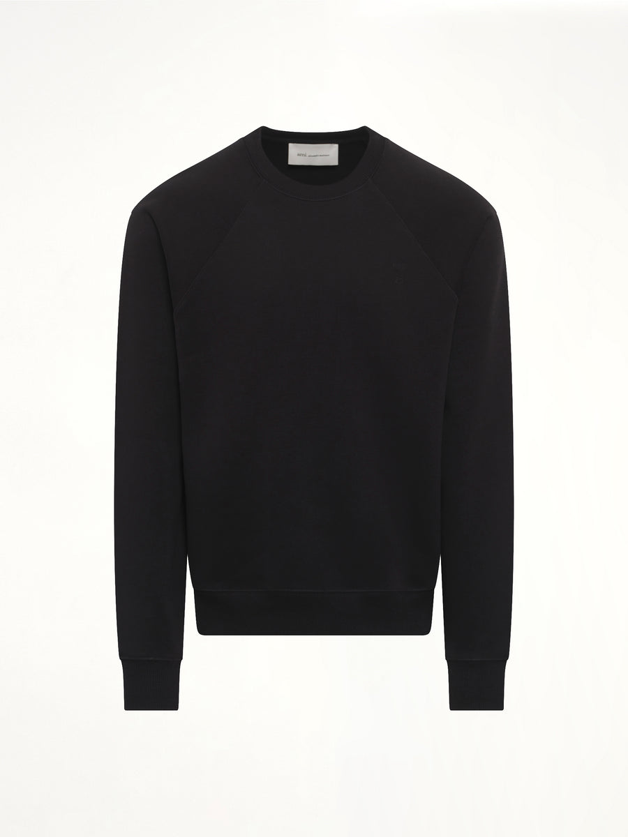 Small Embossed ADC Sweatshirt in Black