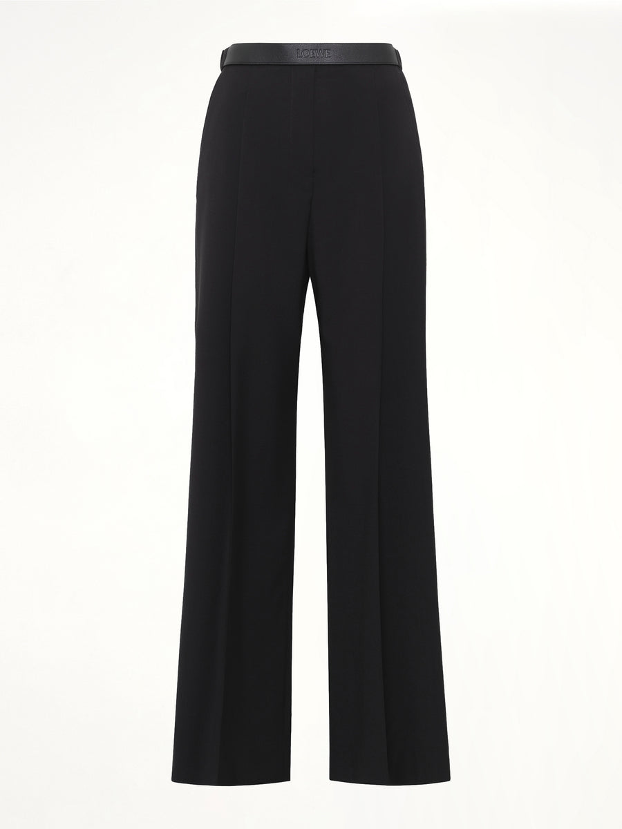 Wool Trouser in Black