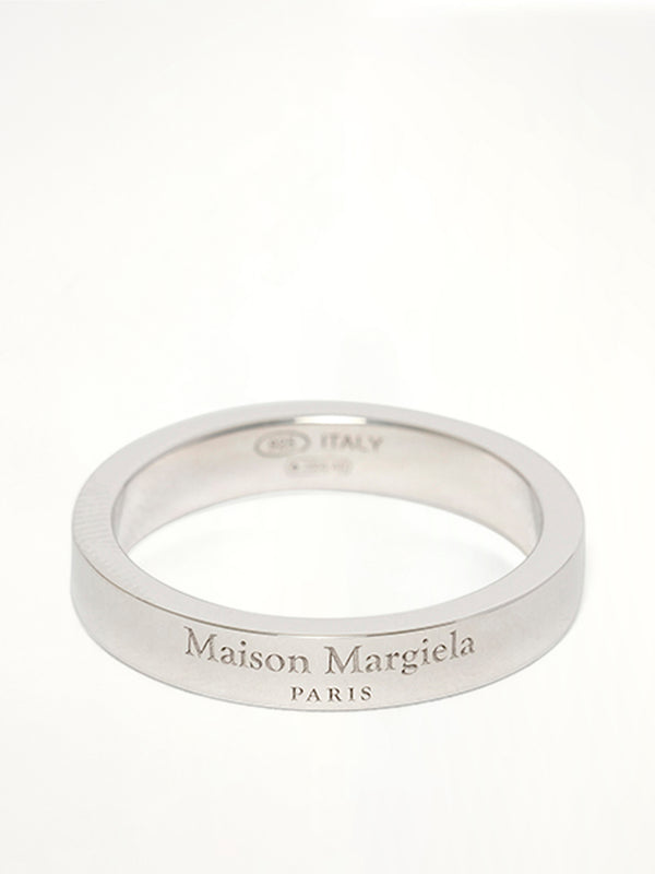 Logo Reference Ring 4mm in Silver