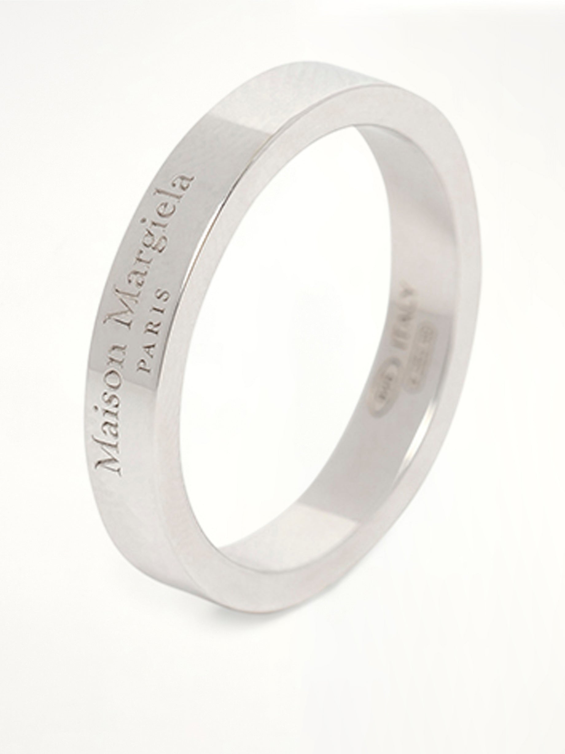 Logo Reference Ring 4mm in Silver