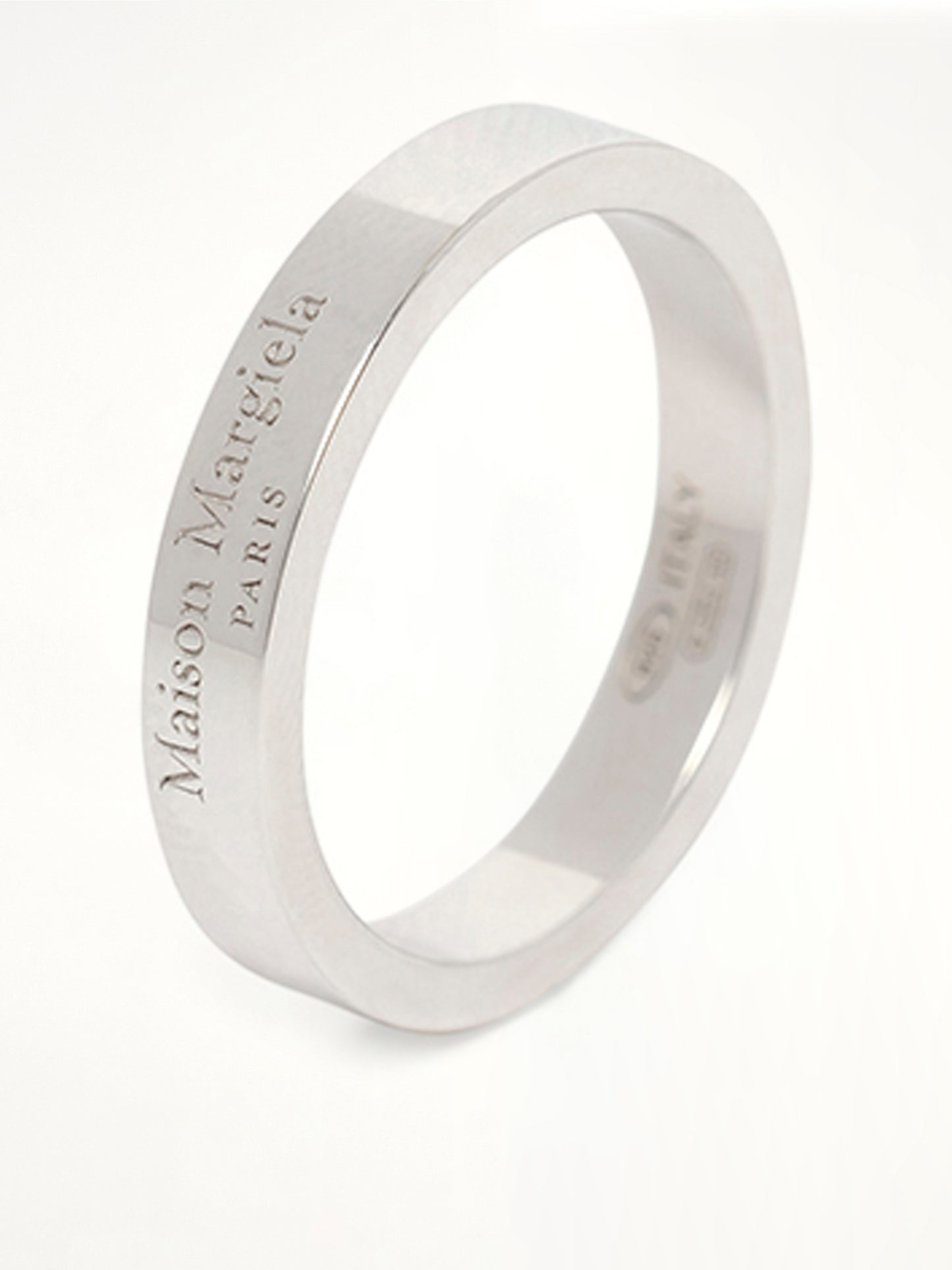 Logo Reference Ring 4mm in Silver