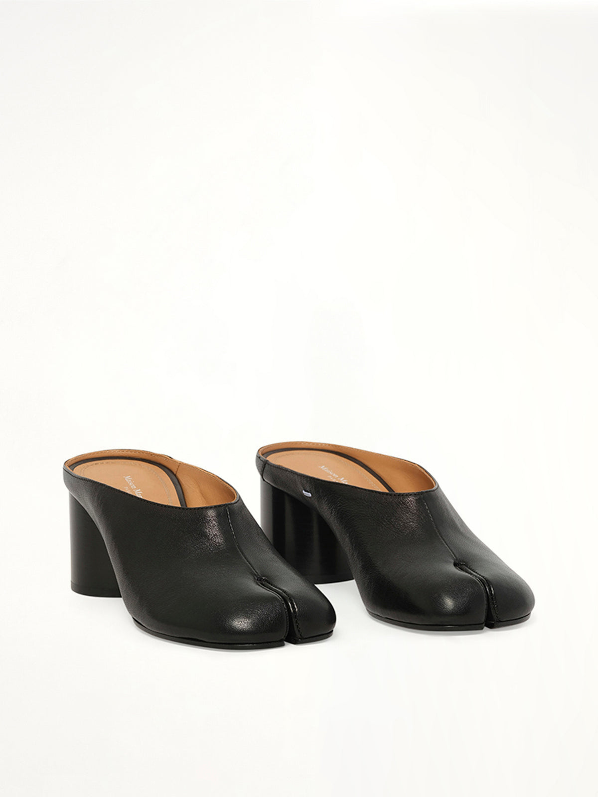 Tabi Pump Mule H60 in Black Front View | MAISON MARGIELA