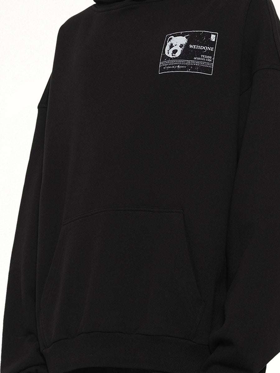 DNA Teddy ID Hoodie in Black