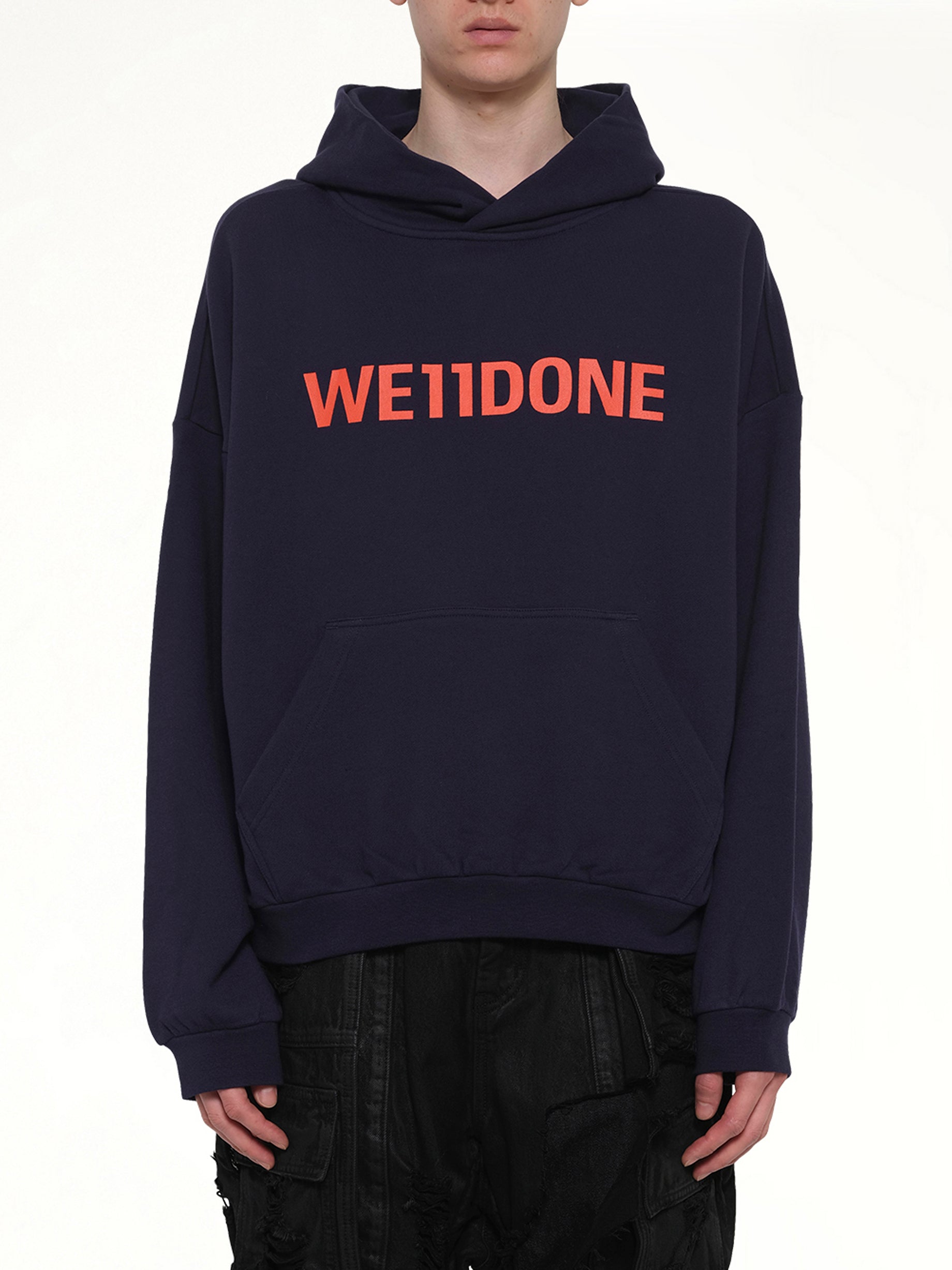 Logo Hoodie in Navy